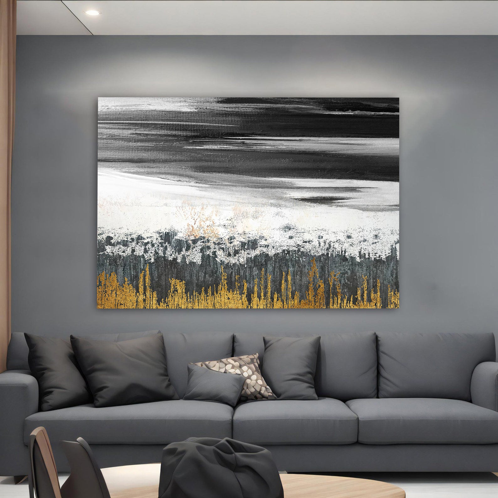 Tablou Canvas - Gold Abstract ARt