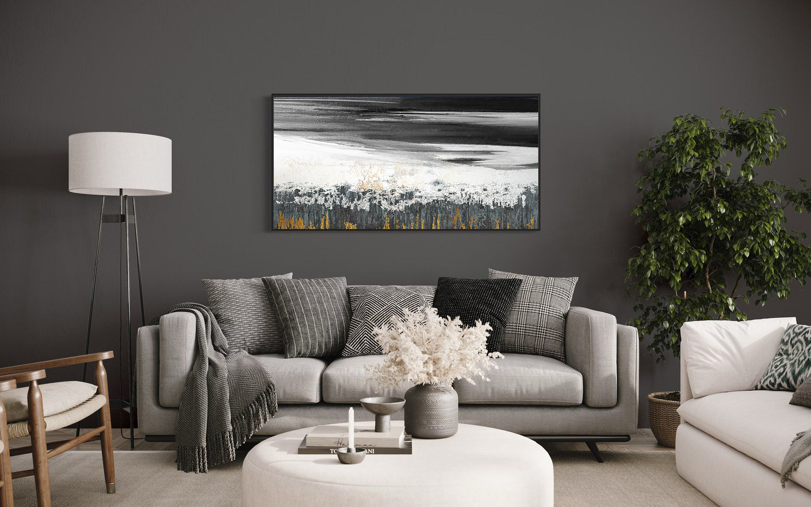 Tablou Canvas - Gold Abstract ARt