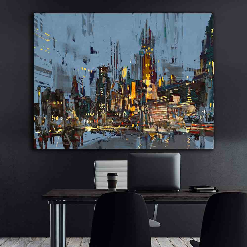 Tablou Canvas - Oras de noapte