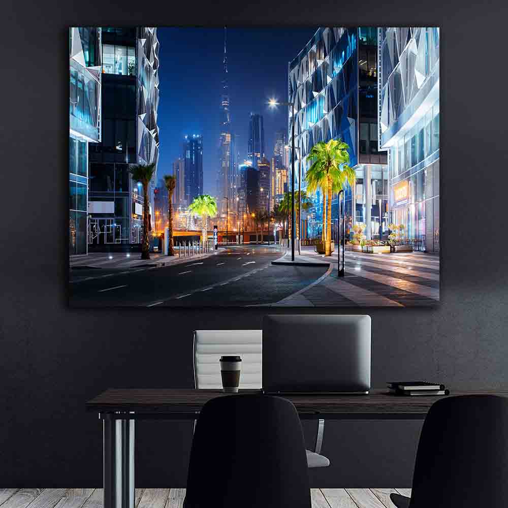 Tablou Canvas - Dubai noaptea