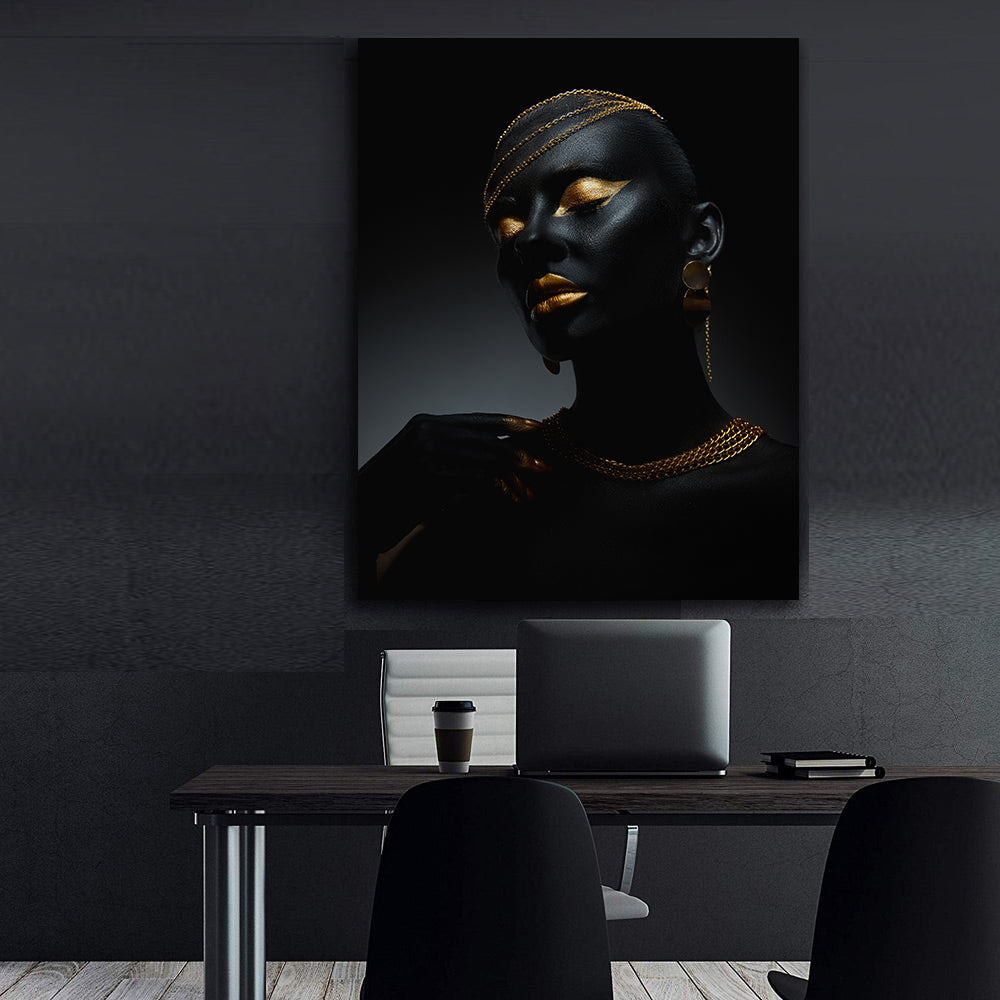 Tablou Canvas - Portret Femeie Africană