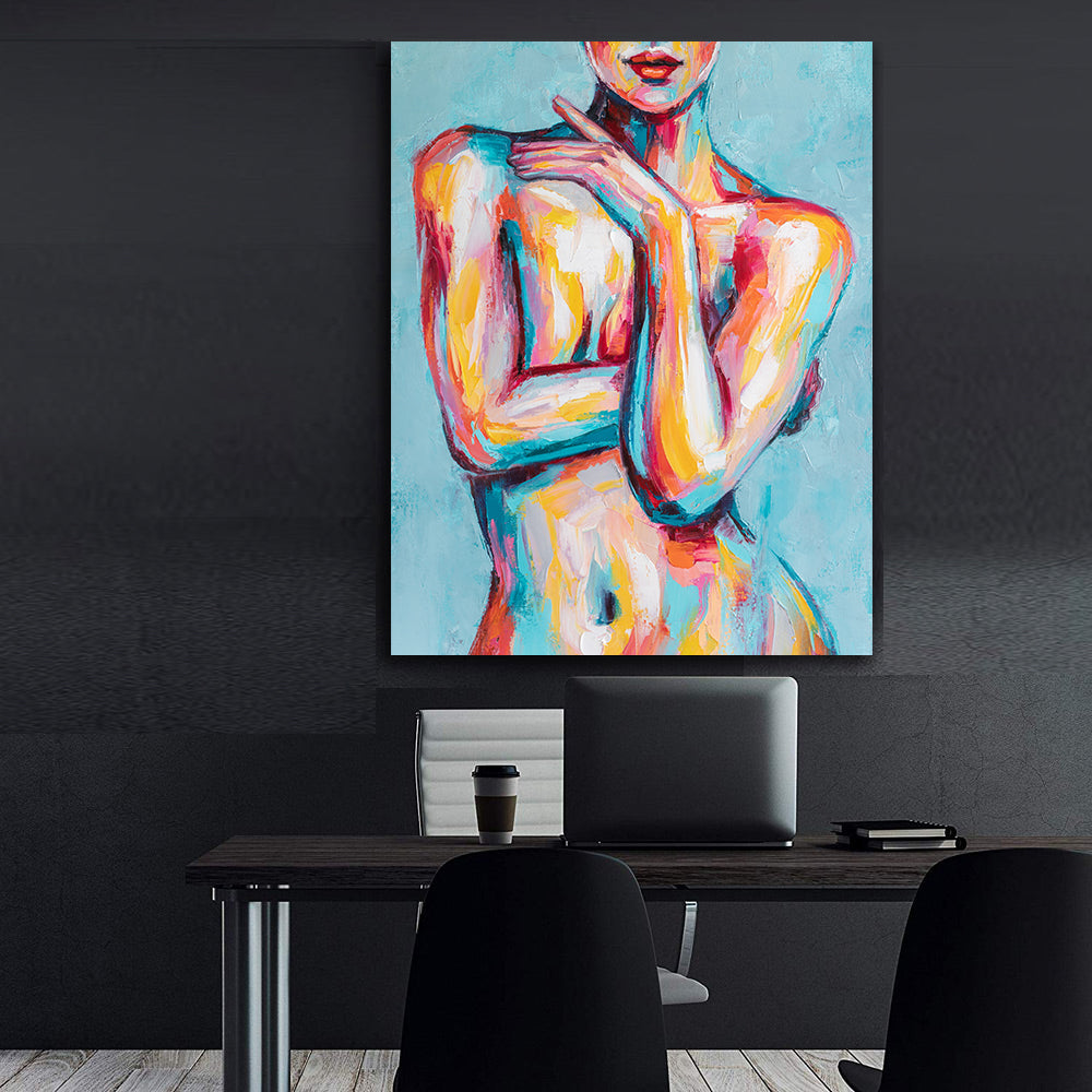 Tablou Canvas - Femeie Nude Multicolor