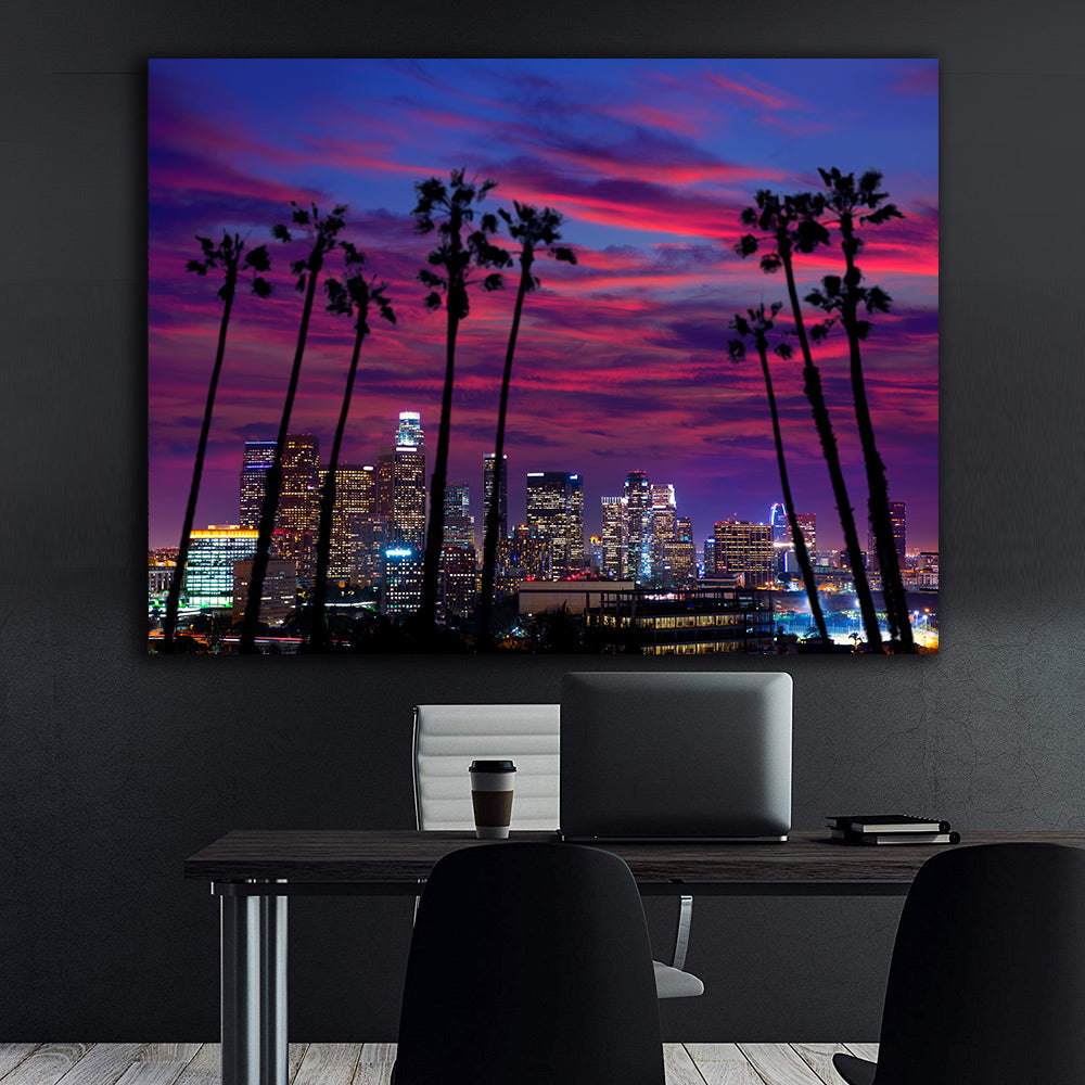 Tablou Canvas - Oraș plin de lumini