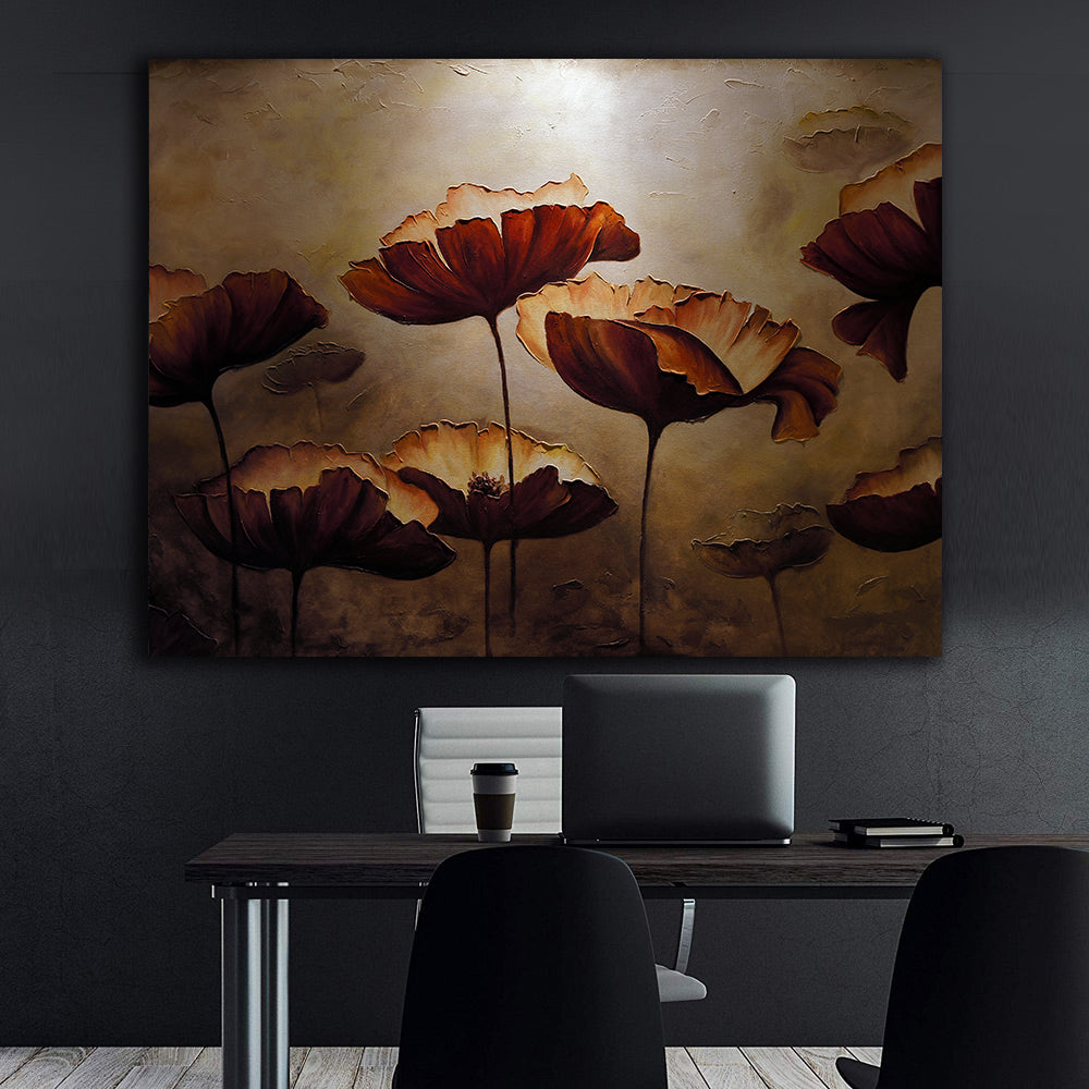 Peinture sur toile - Fleurs