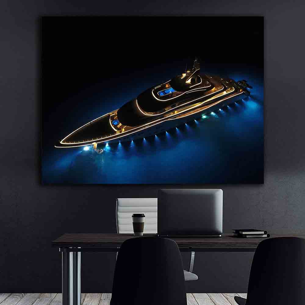 Tablou Canvas - Yacht in Bahamas