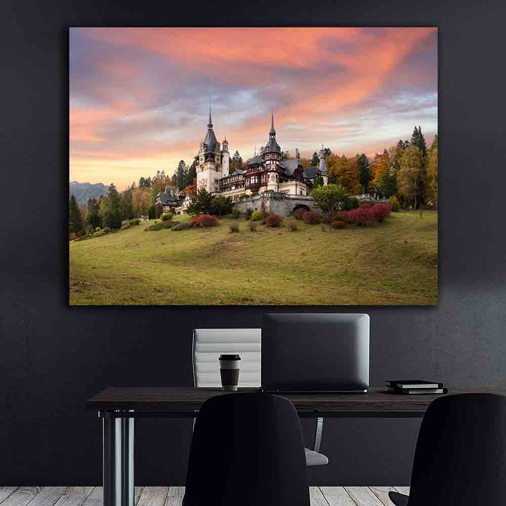 Tablou Canvas - Castelul Peles in Sinaia