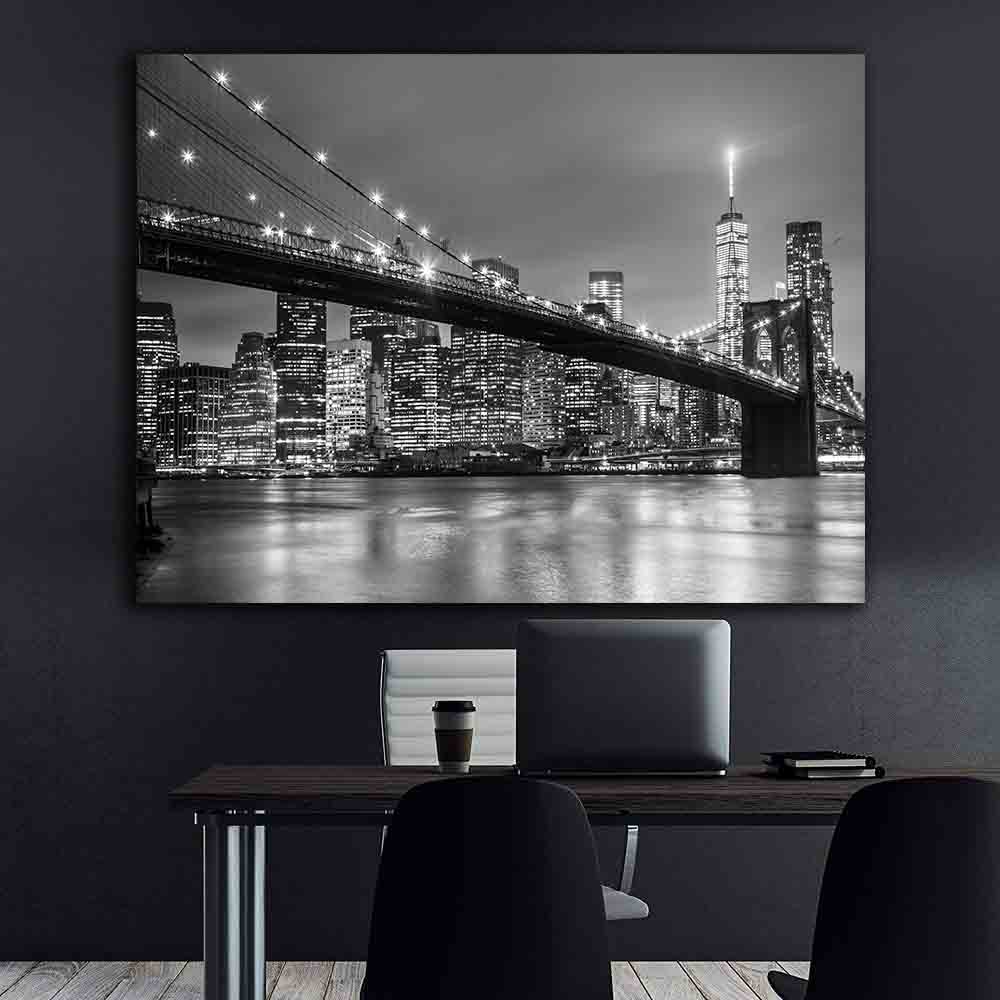 Peinture sur toile - Pont de Brooklyn