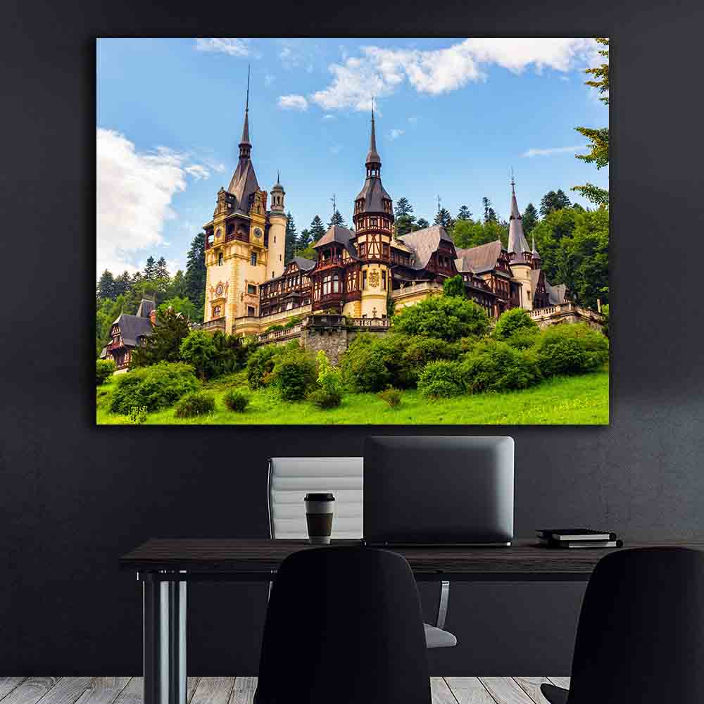 Tablou Canvas - Castelul Peles in Sinaia