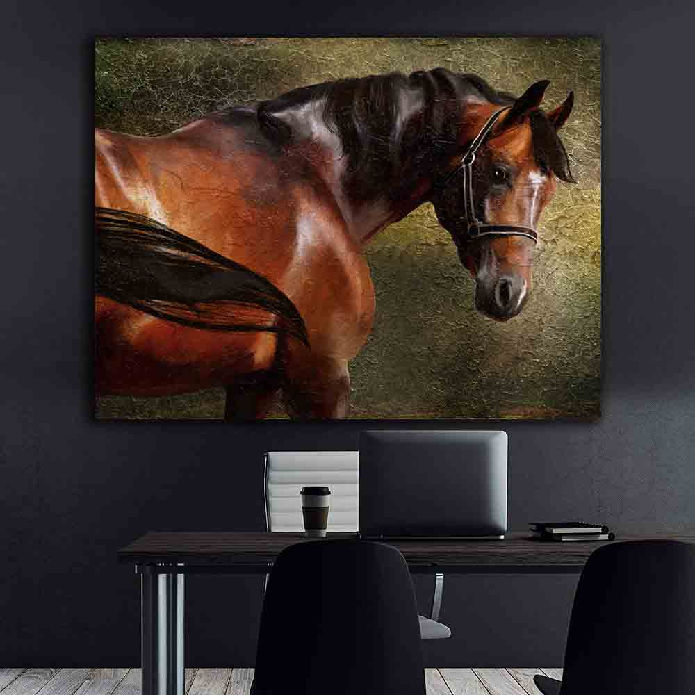 Tablou Canvas - Cal portret