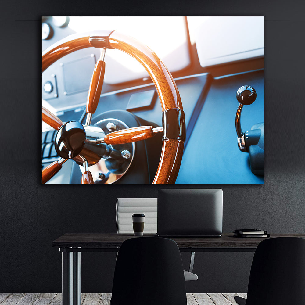 Tablou Canvas - Cârma Corabiei