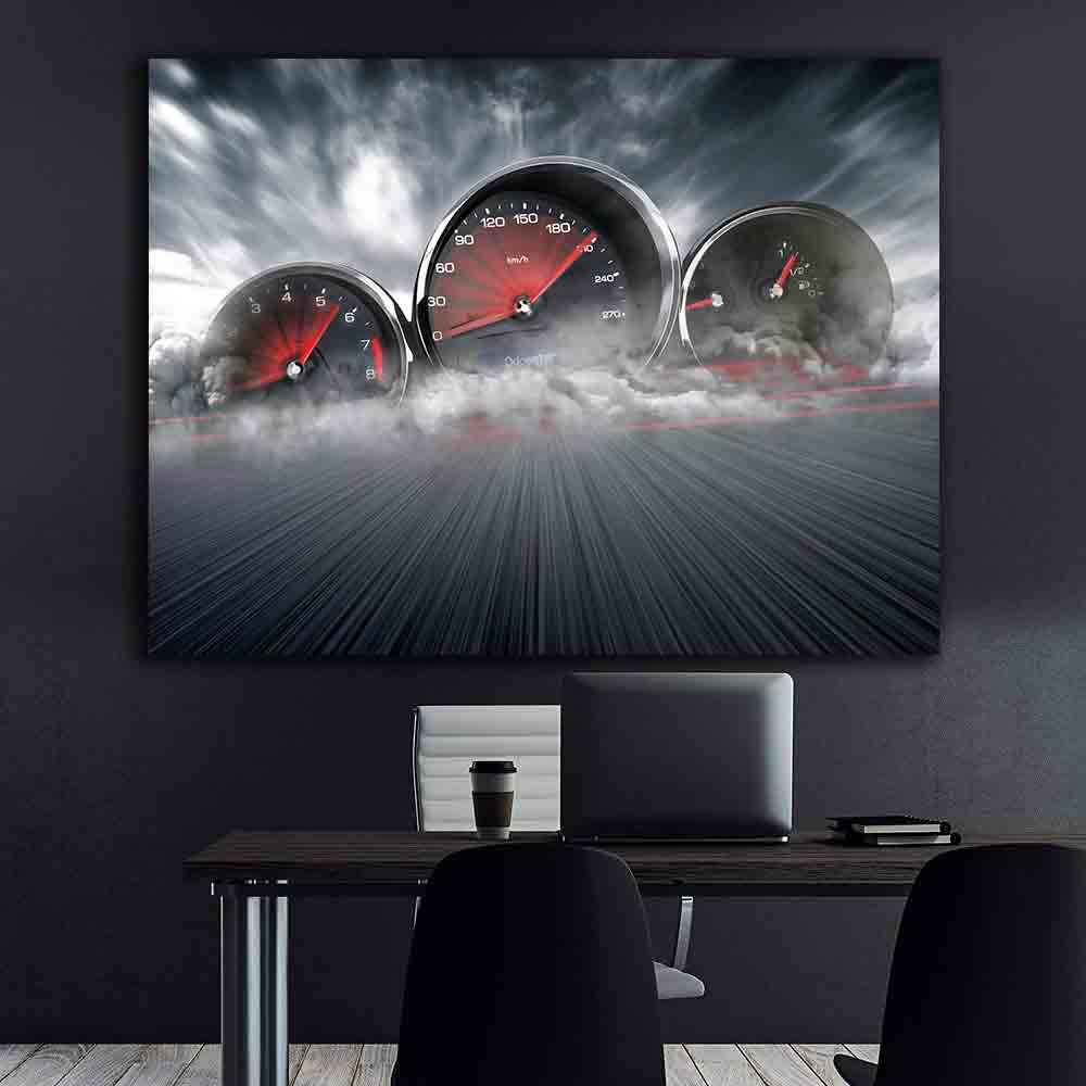 Tablou Canvas - Viteozometru cu viteza mare
