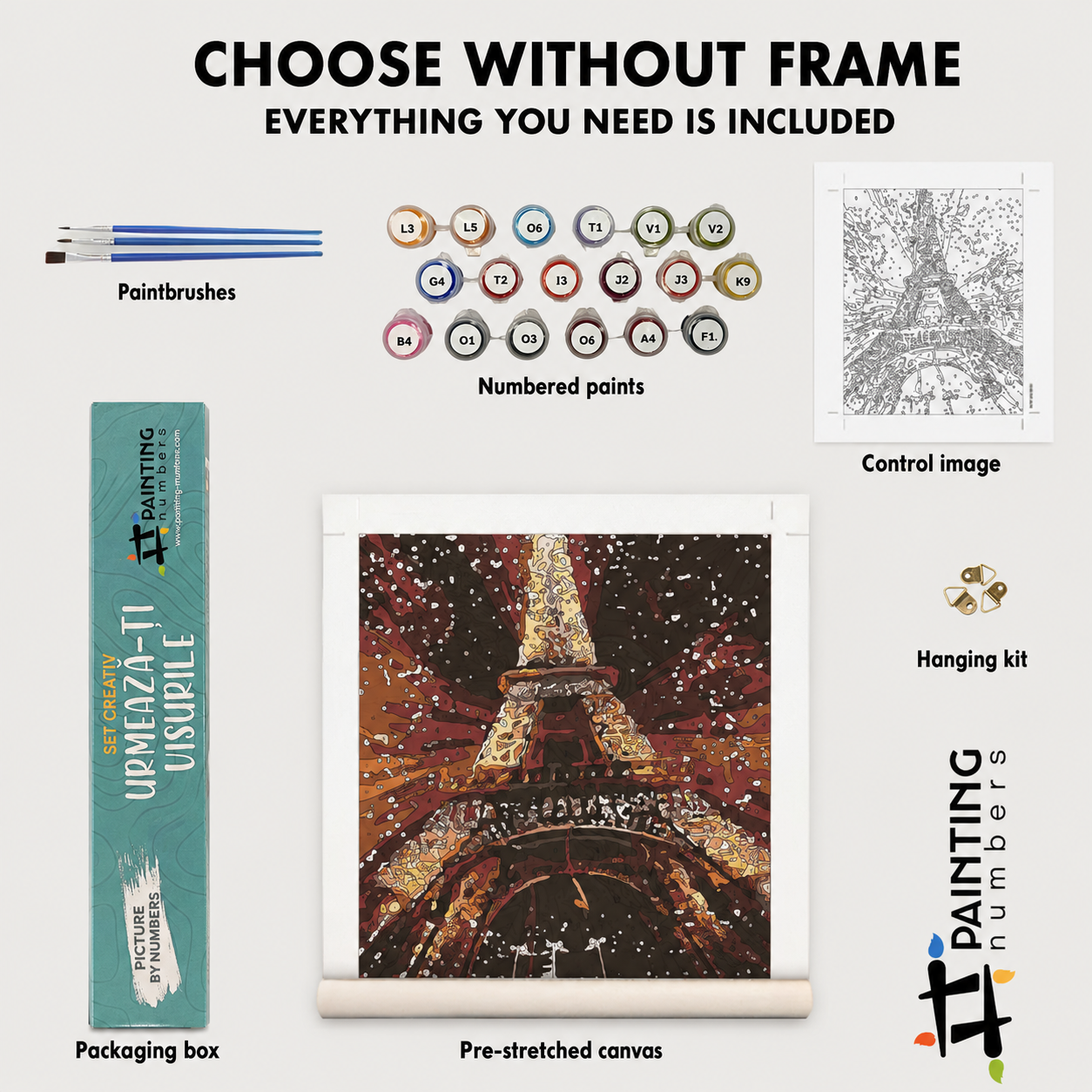 Paint by numbers - Howling wolf 1184