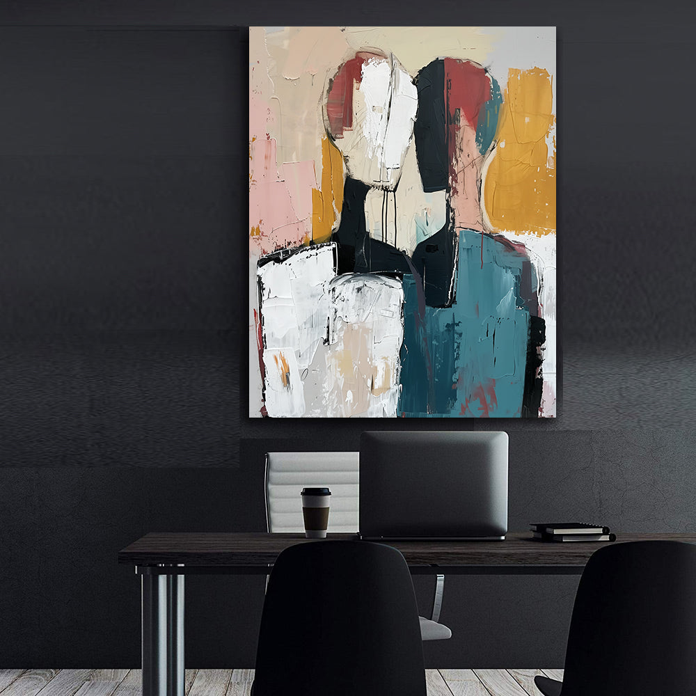 Peinture sur toile – Amour abstrait