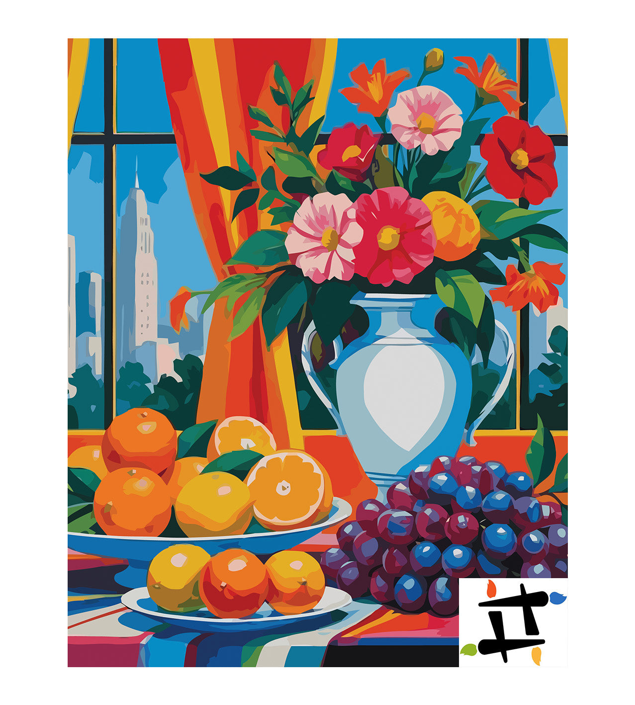 Pictura pe Numere – Zambet de fereastra 6973