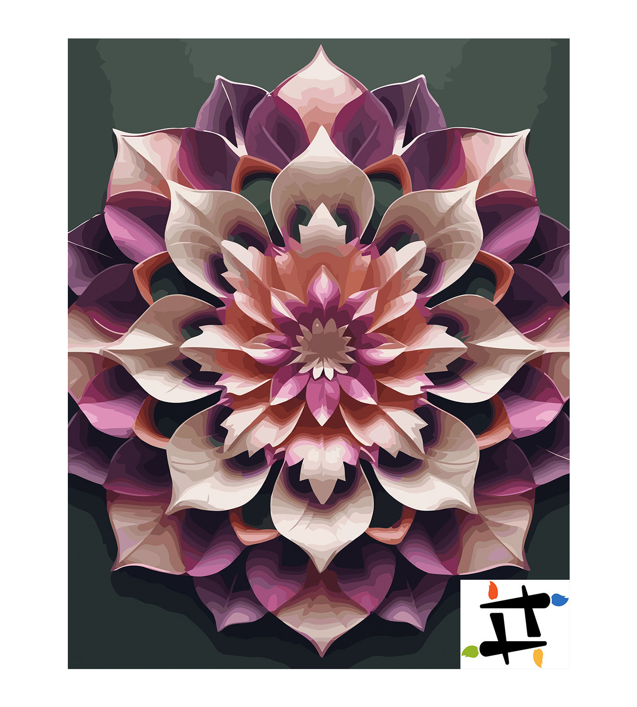 Pictura pe Numere – Eclozare violeta 7053