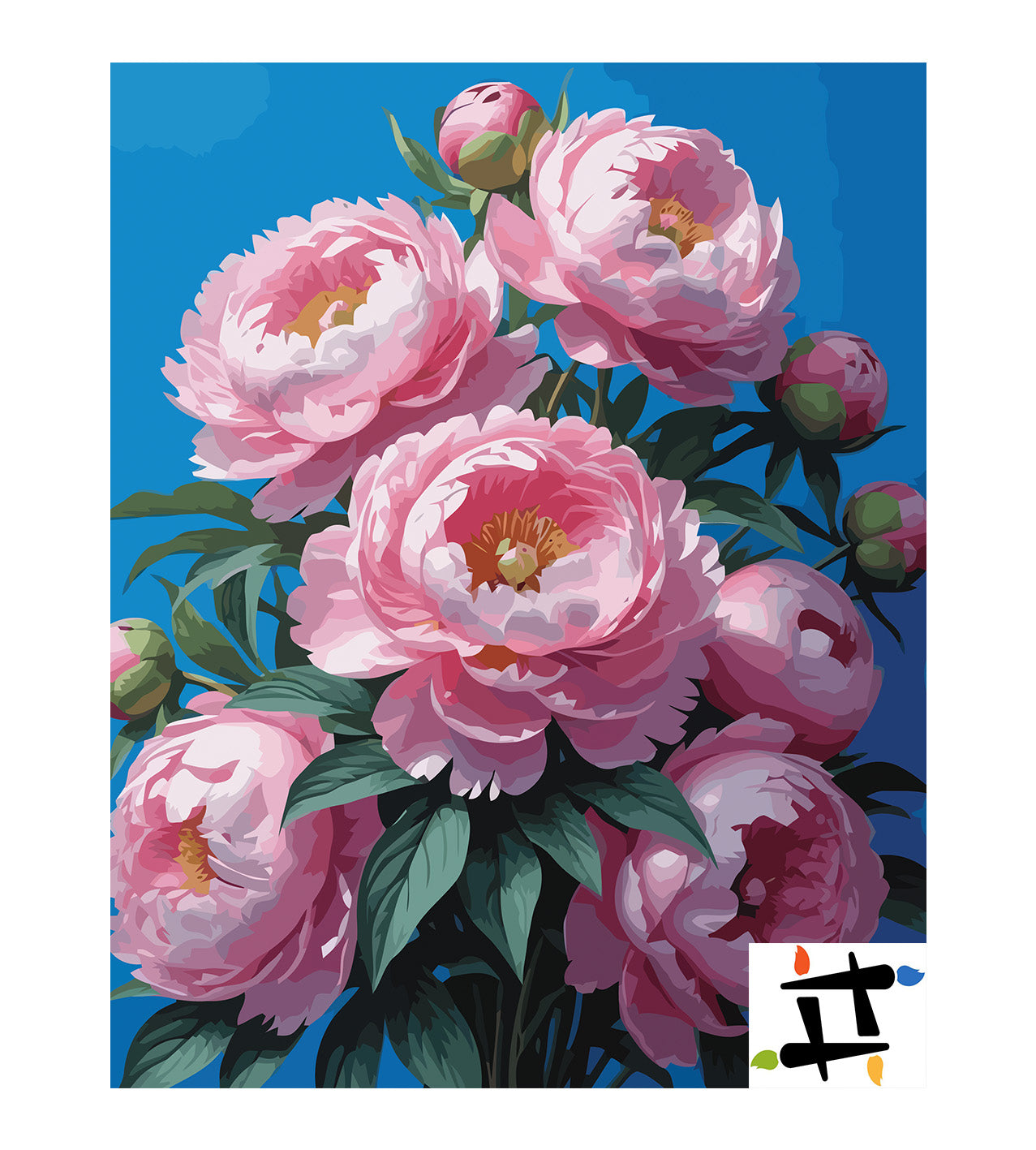 Pictura pe Numere – Simfonia bujorilor 7108