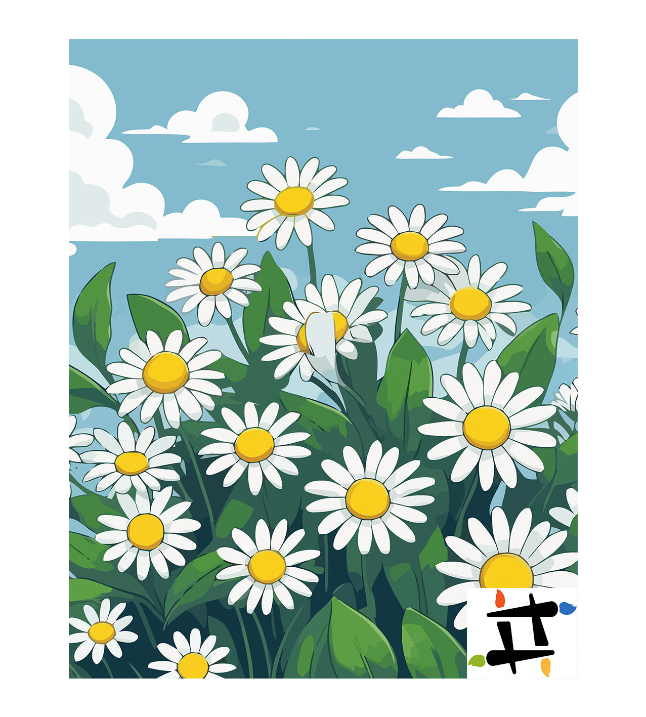 Pictura pe Numere – Zambet de margarete 6994
