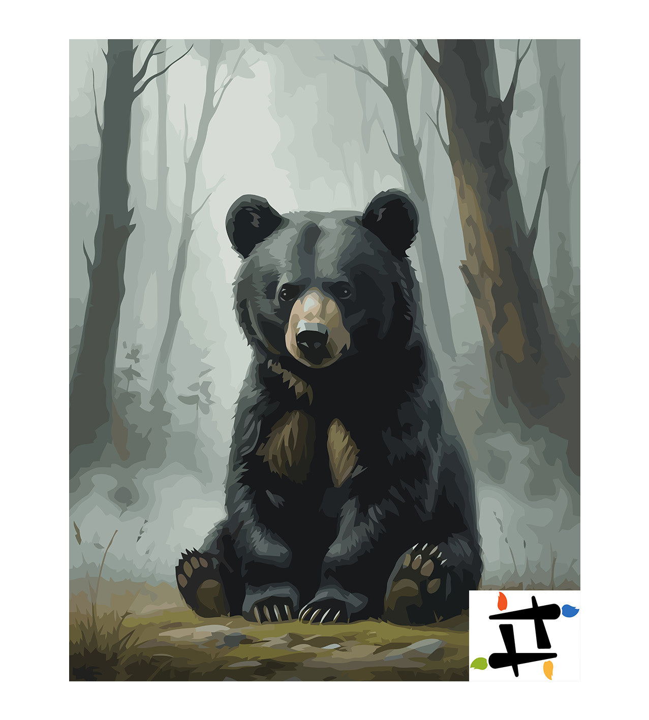 Pictura pe Numere – Stapanul padurilor 7449