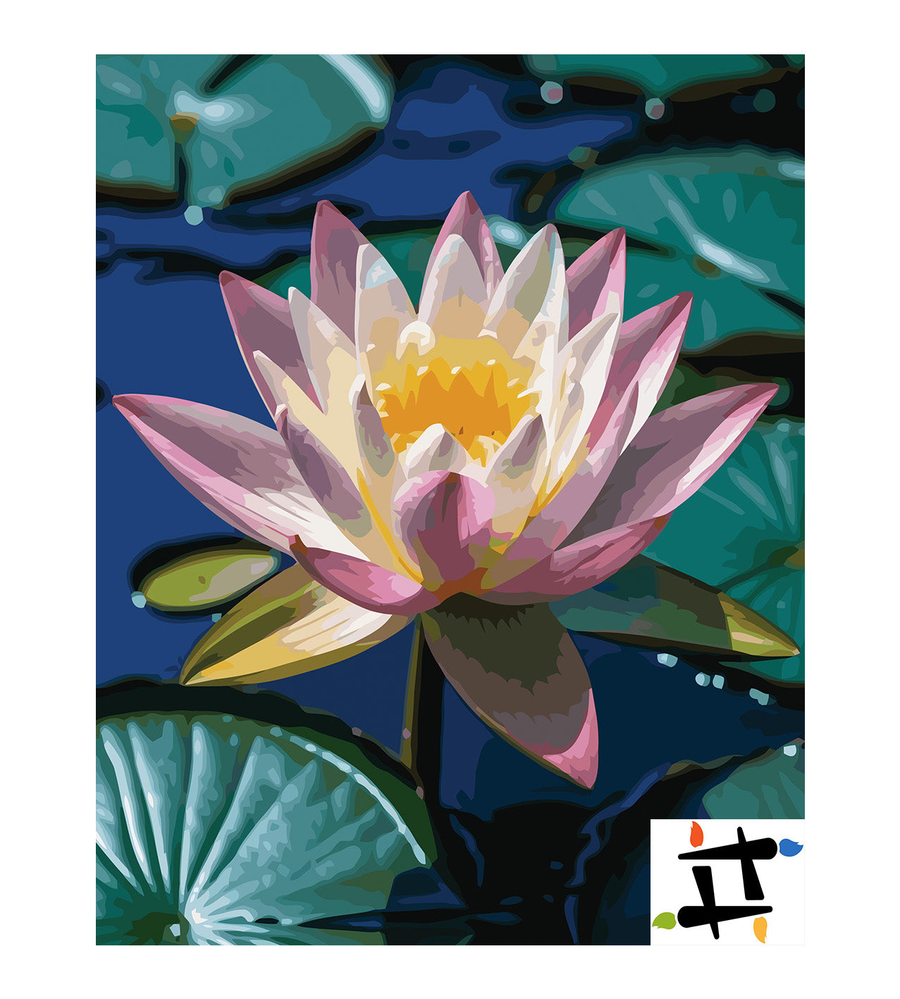 Pictura pe Numere – Lumina nufarului 7101