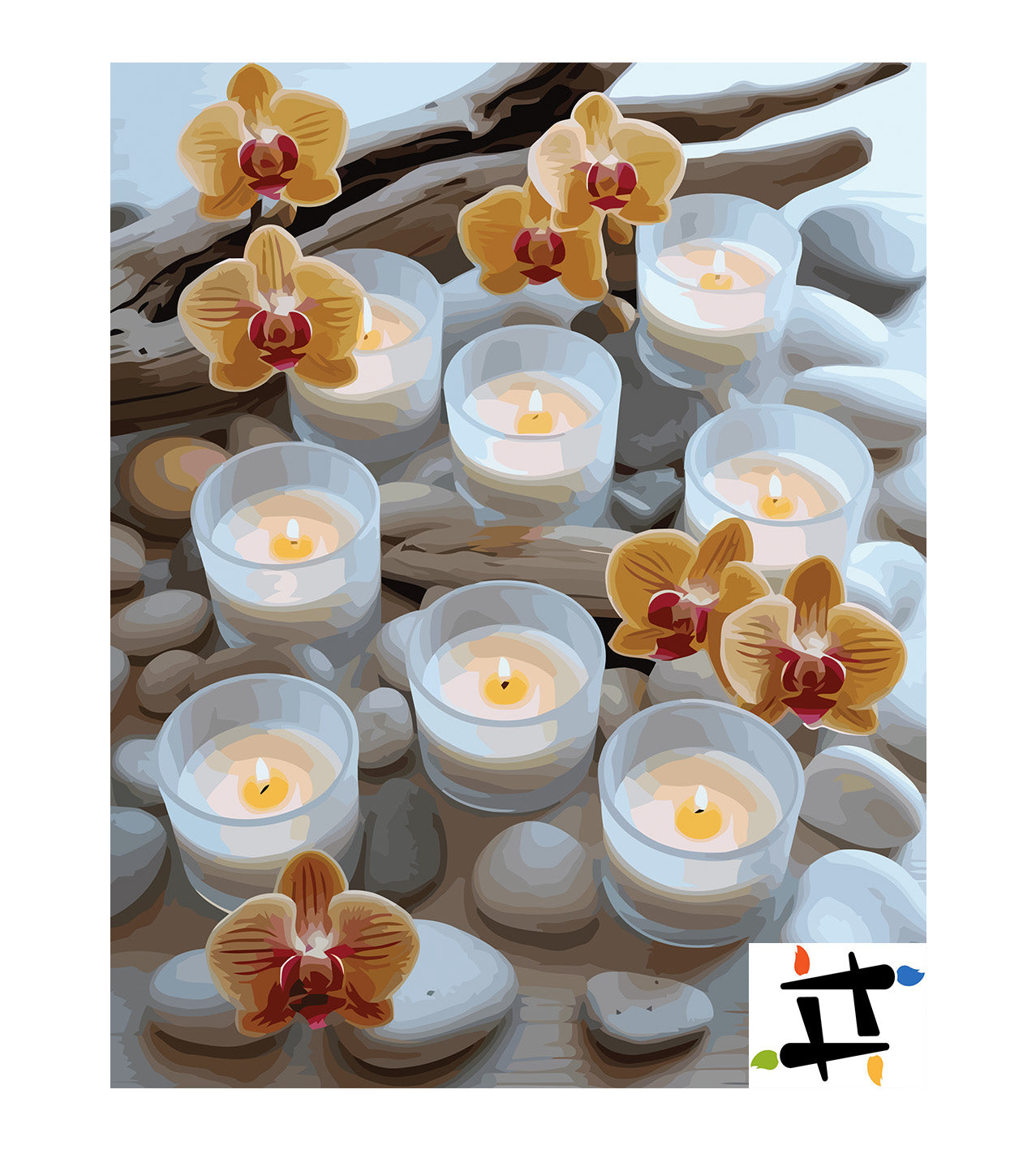 Pictura pe Numere – Soapta orhideelor 7125