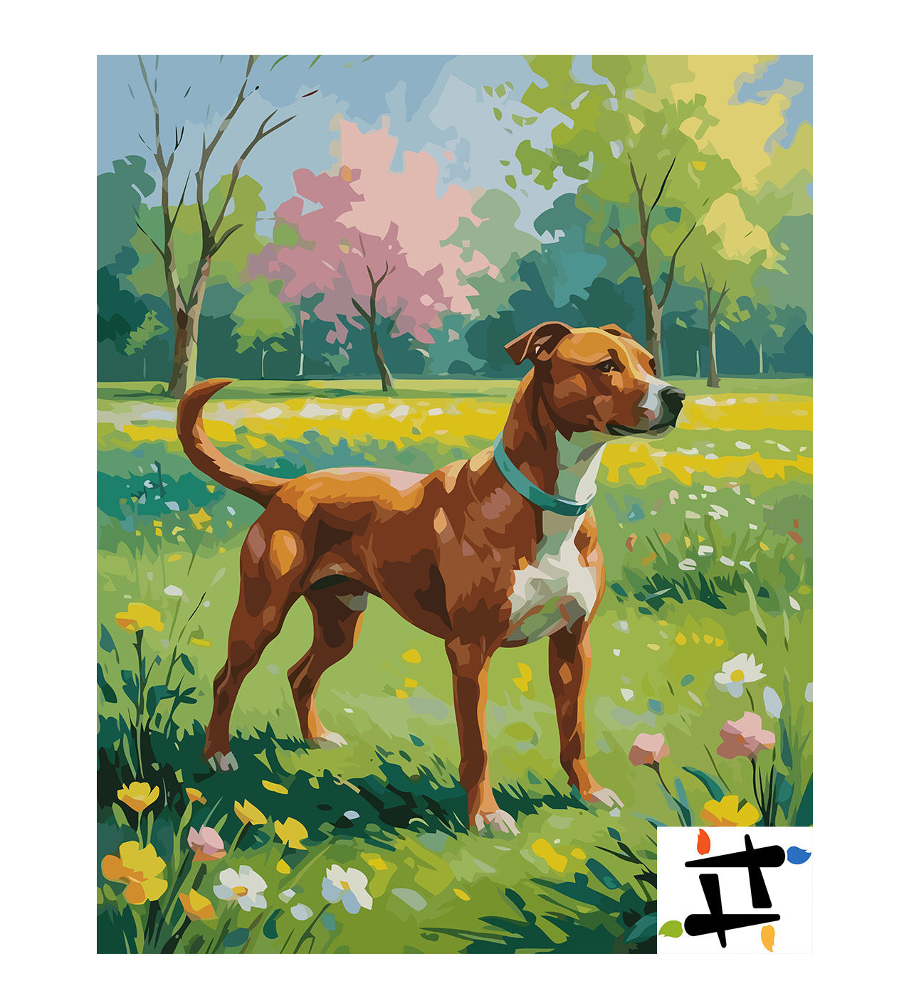 Pictura pe Numere – Sentinela de bronz 7359