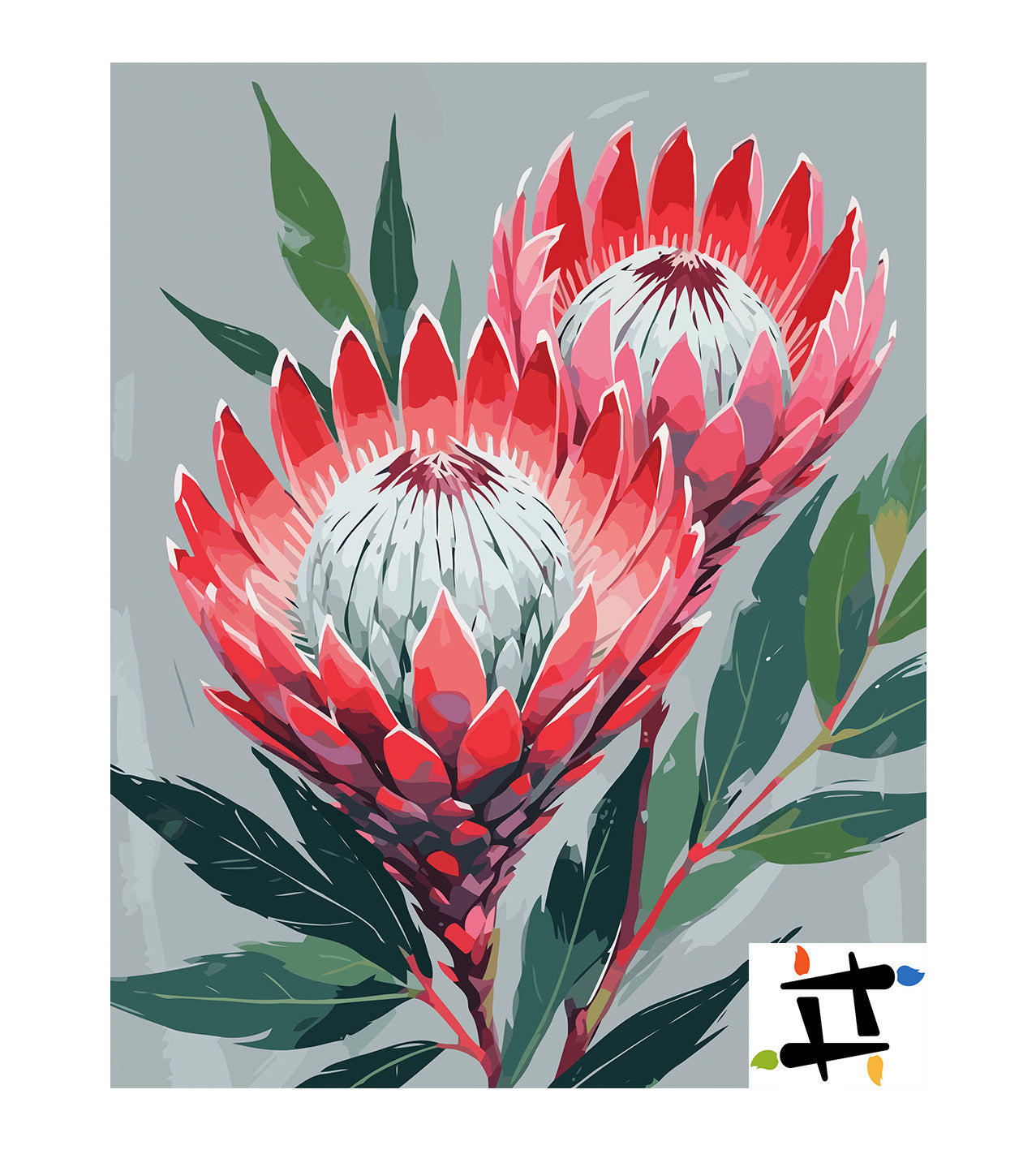 Pictura pe Numere – Protea eleganta 7007