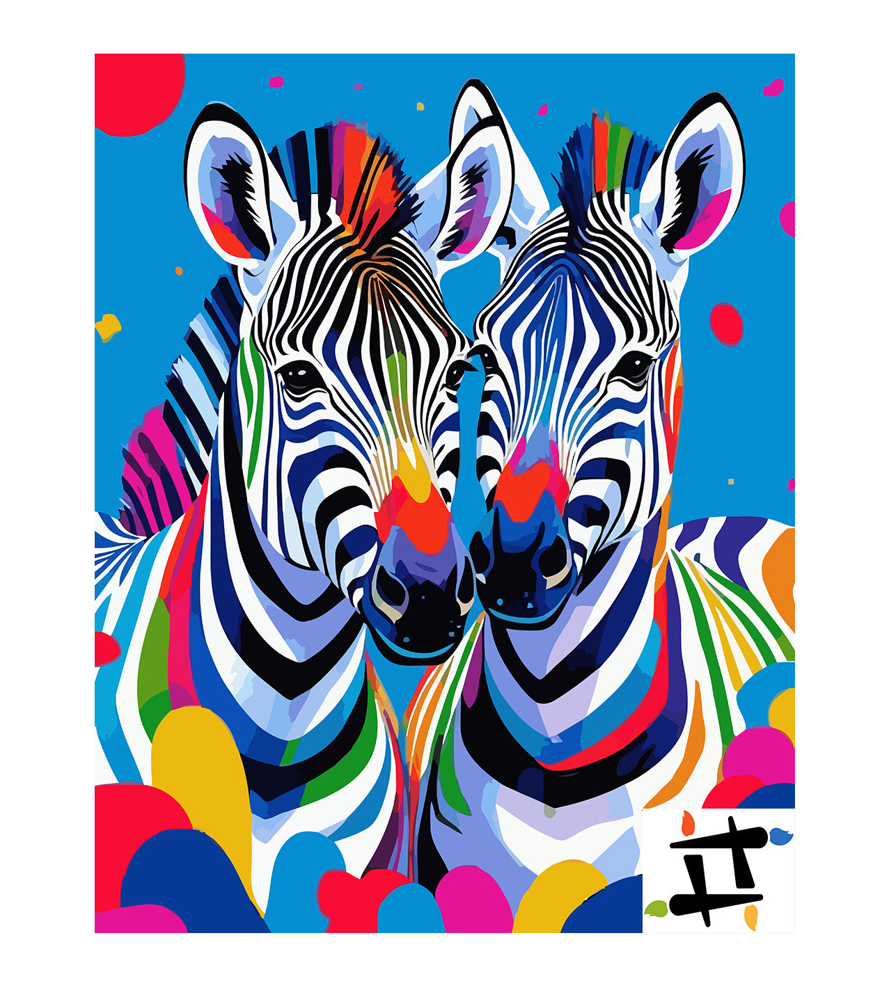 Pictura pe Numere – Contrast monocrom 7446