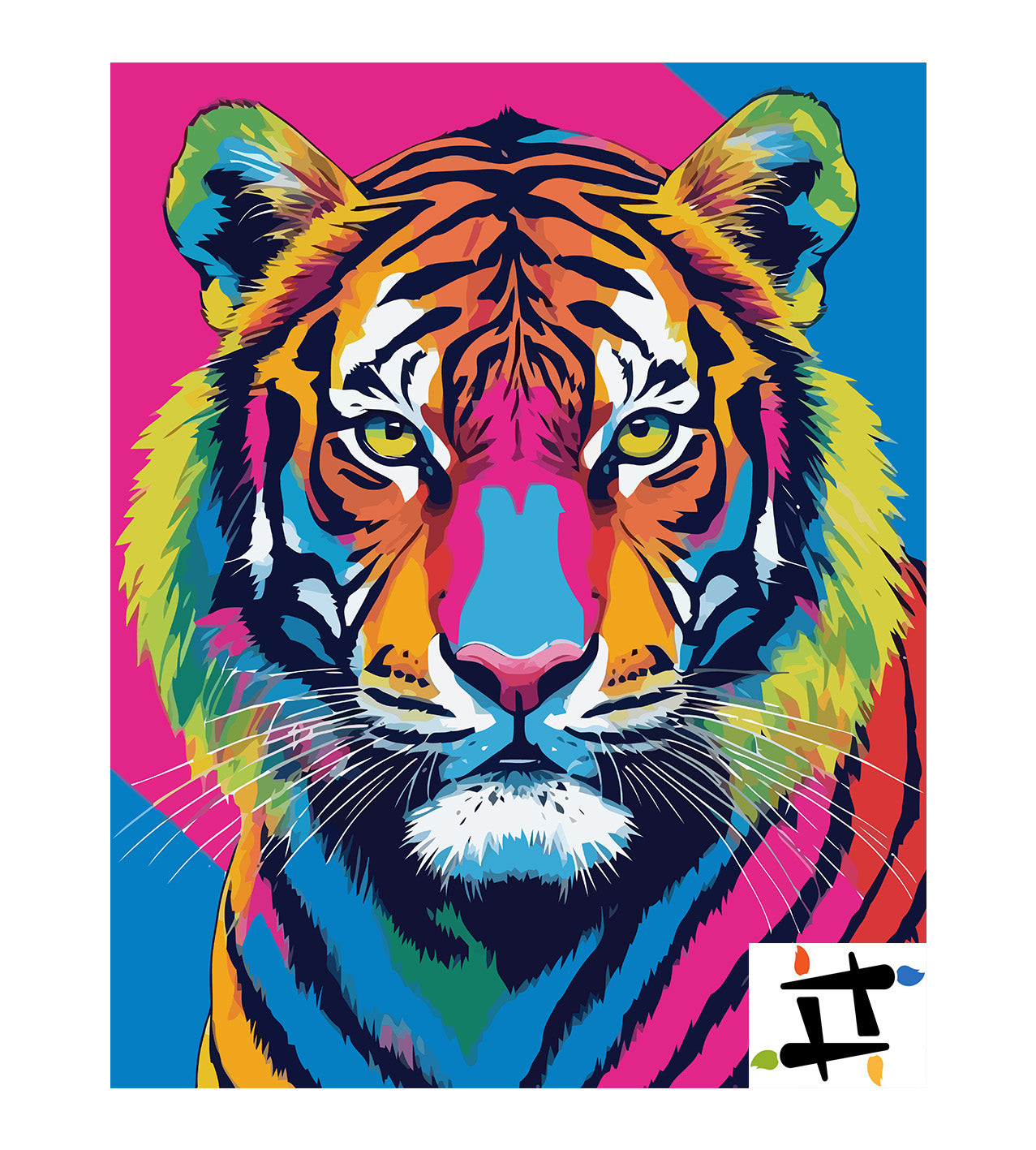 Pictura pe Numere – Privirea de neon 7458