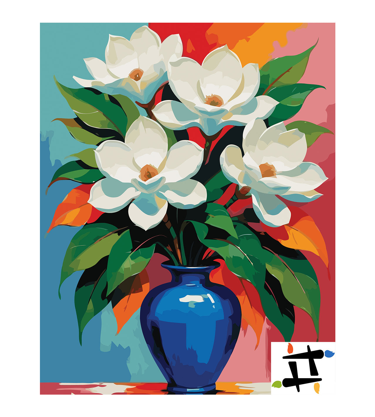 Pictura pe Numere – Vis de magnolii 7036