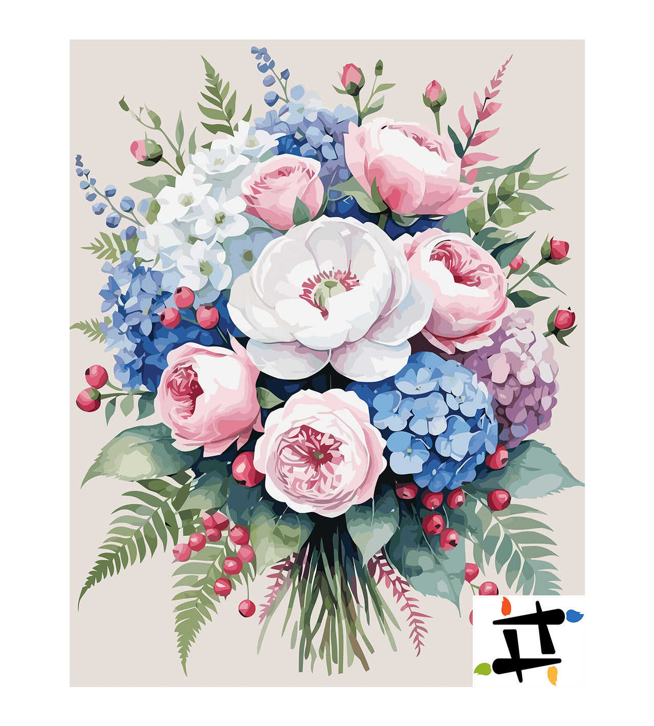 Pictura pe Numere – Alint de petale 6923