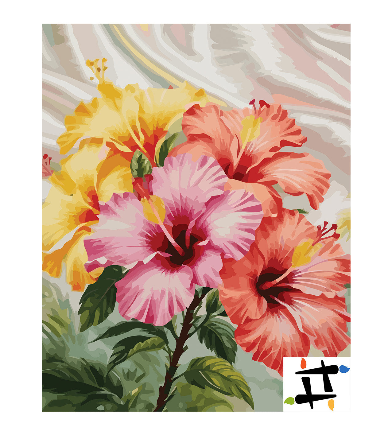 Pictura pe Numere – Simfonia petalelor 7084