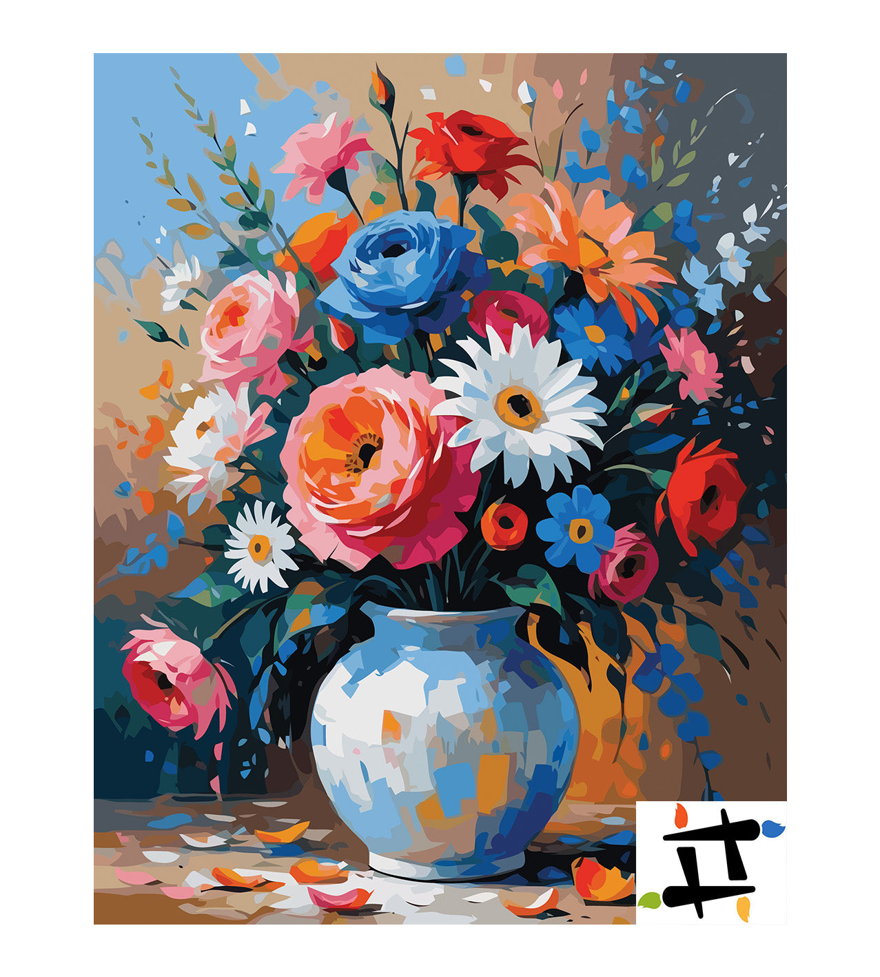 Pictura pe Numere – Flori de camp 7257