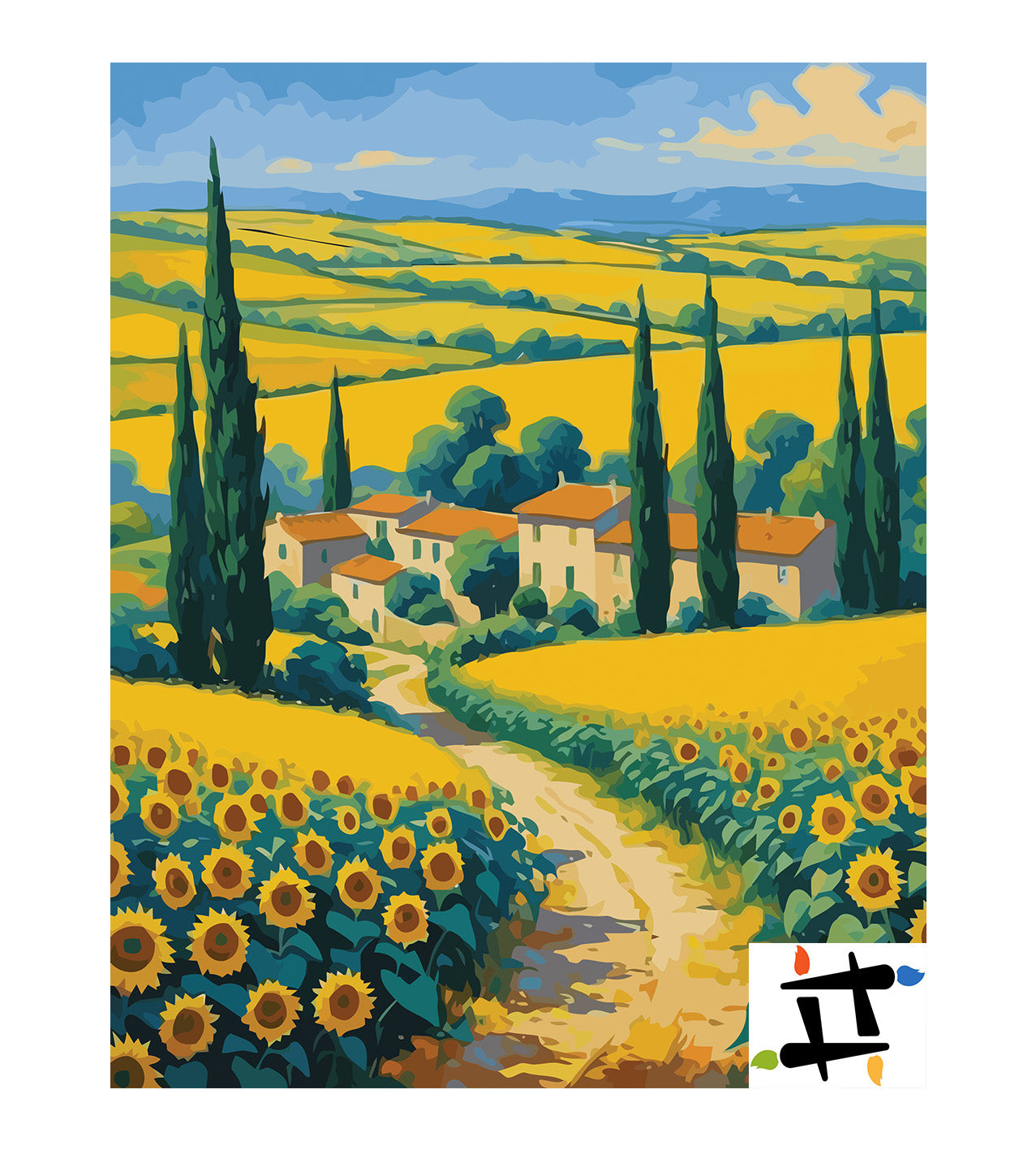 Pictura pe Numere – Inima Toscanei 7094