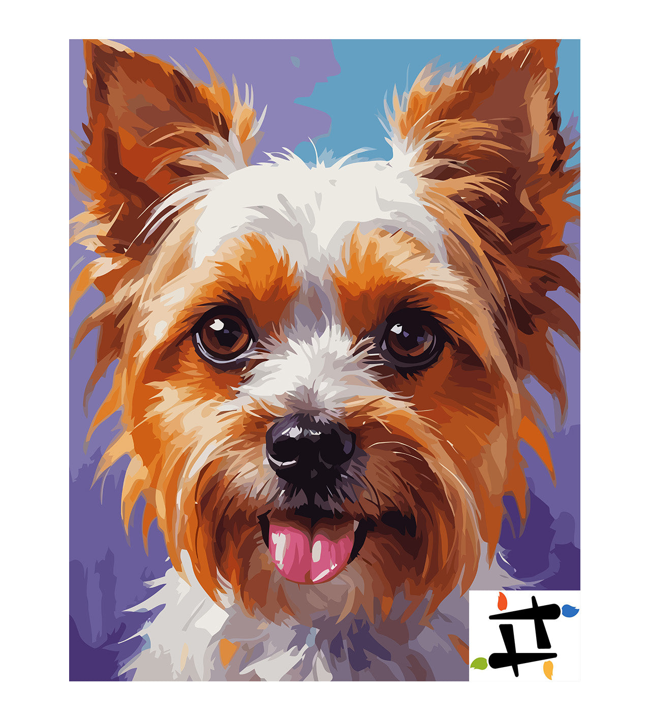 Pictura pe Numere – Zambetul strengarului yorkie 7392