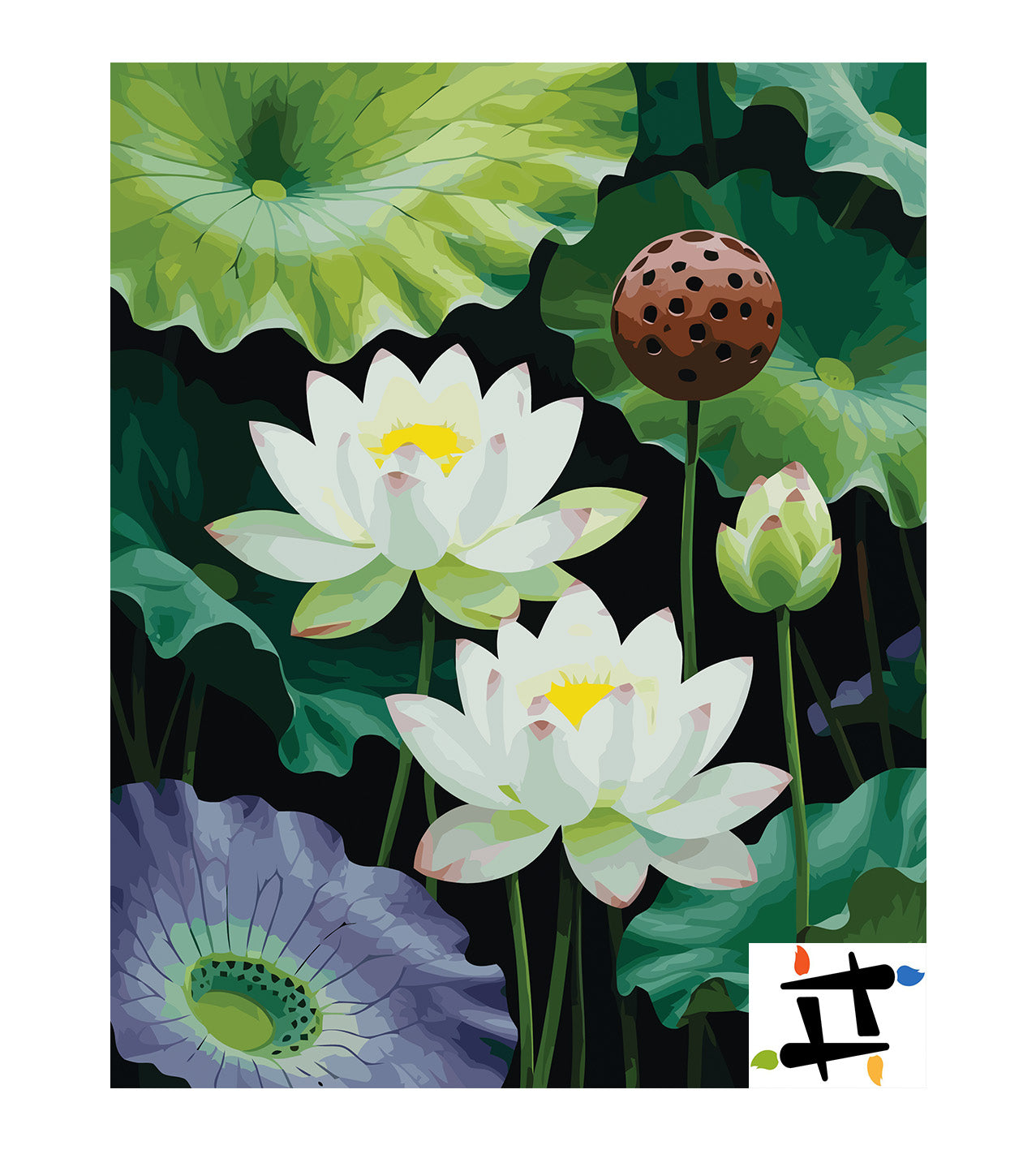 Pictura pe Numere – Puritate pe lac 7075