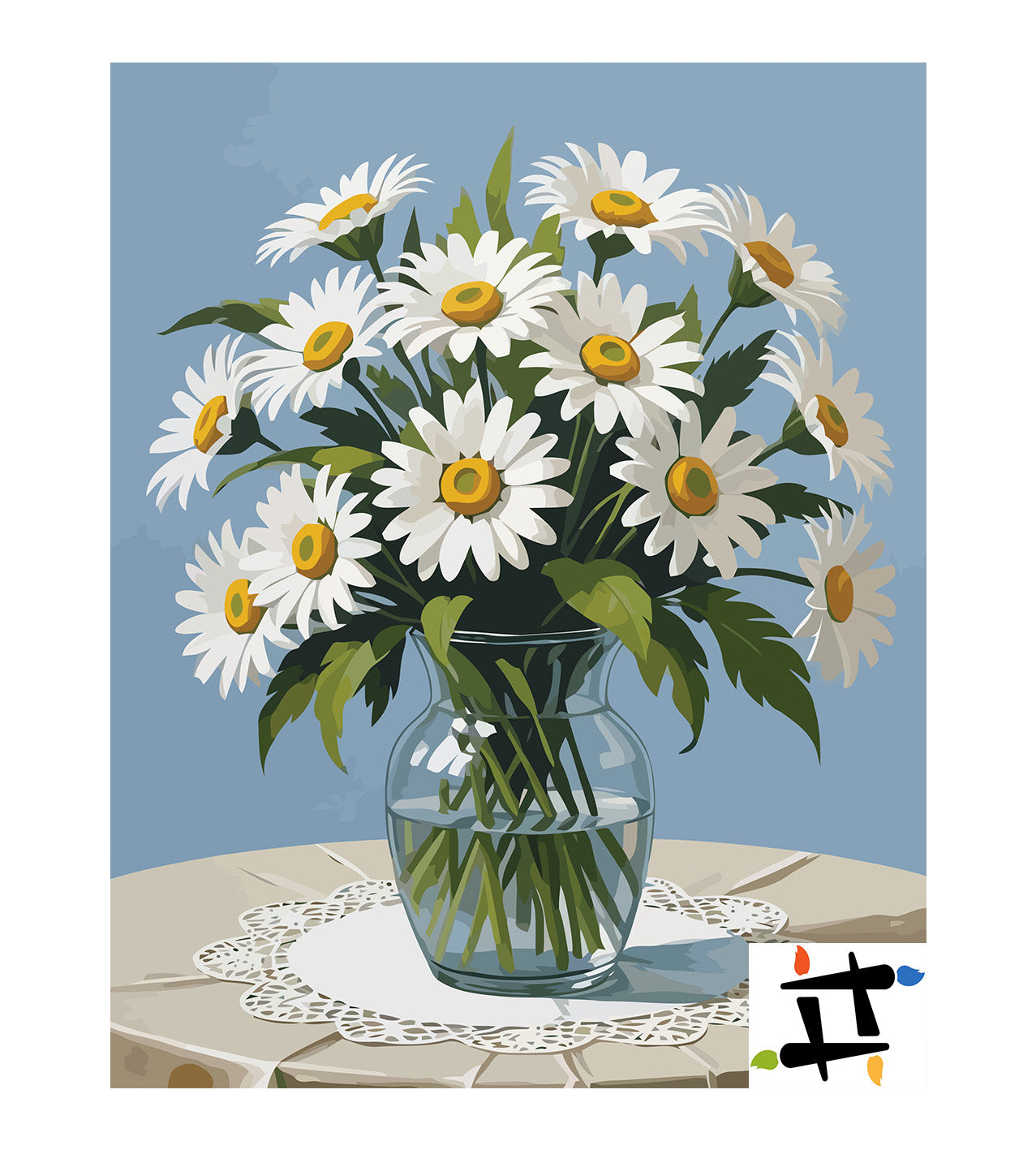 Pictura pe Numere – Puritate alba 7086