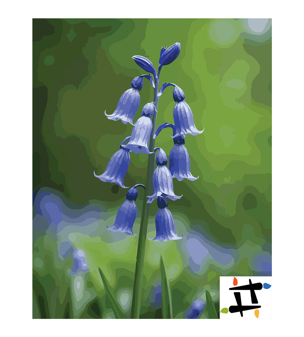 Pictura pe Numere – Clopotei de azur 7193