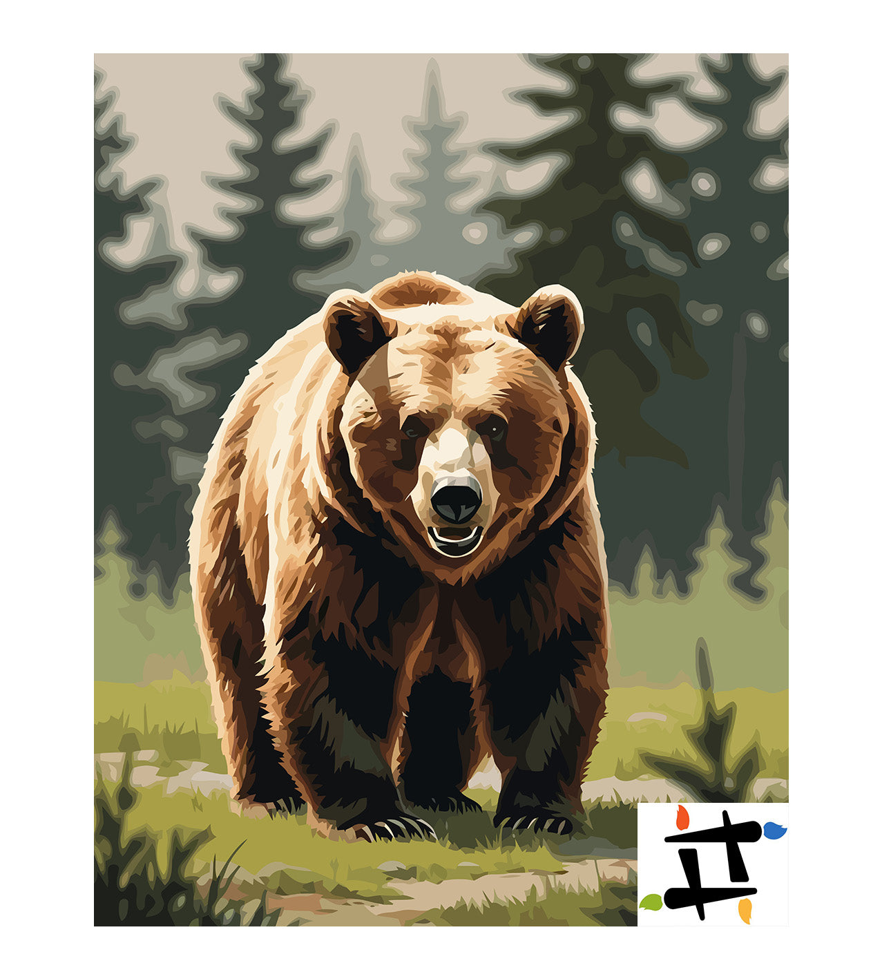 Pictura pe Numere – Stapanul codrului 7346