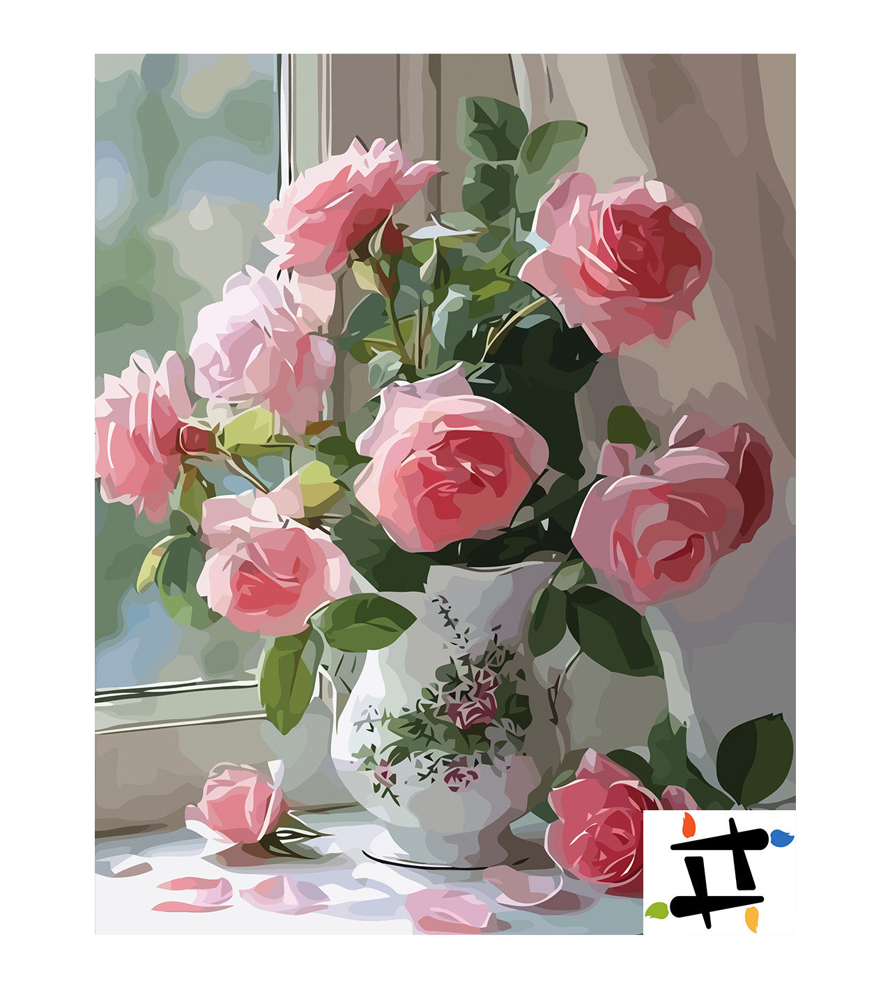 Pictura pe Numere – Soapte de portelan 7302