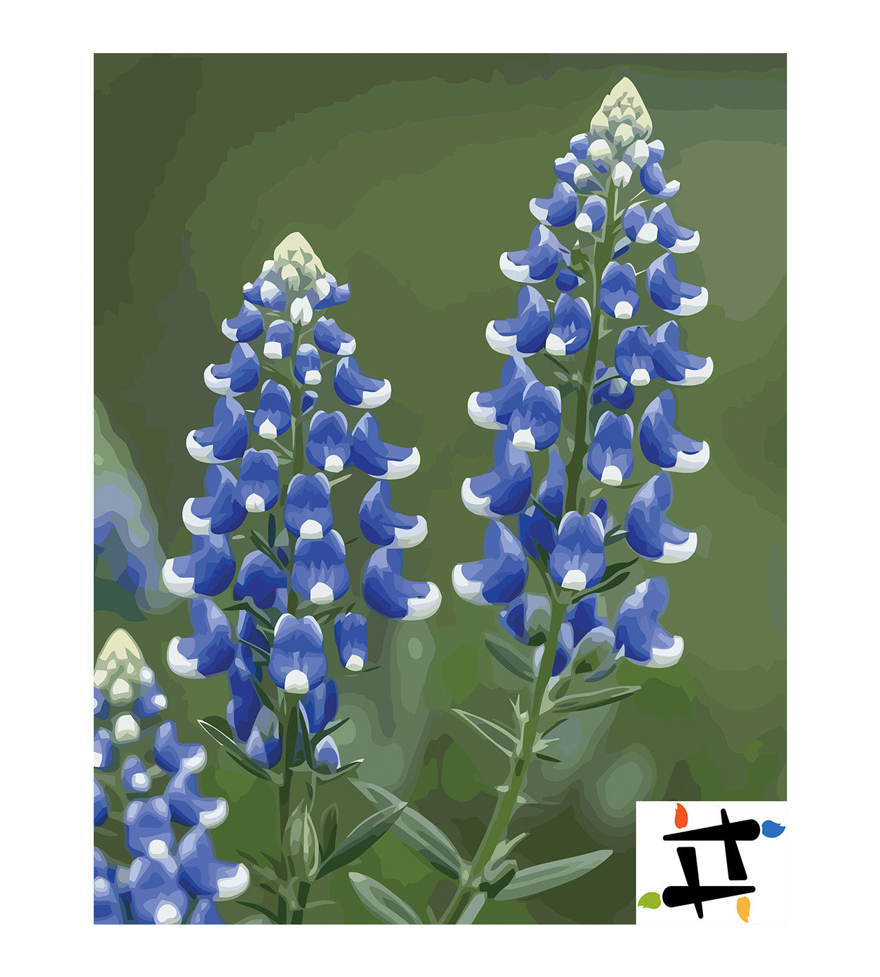 Pictura pe Numere – Ecou de safir 6951