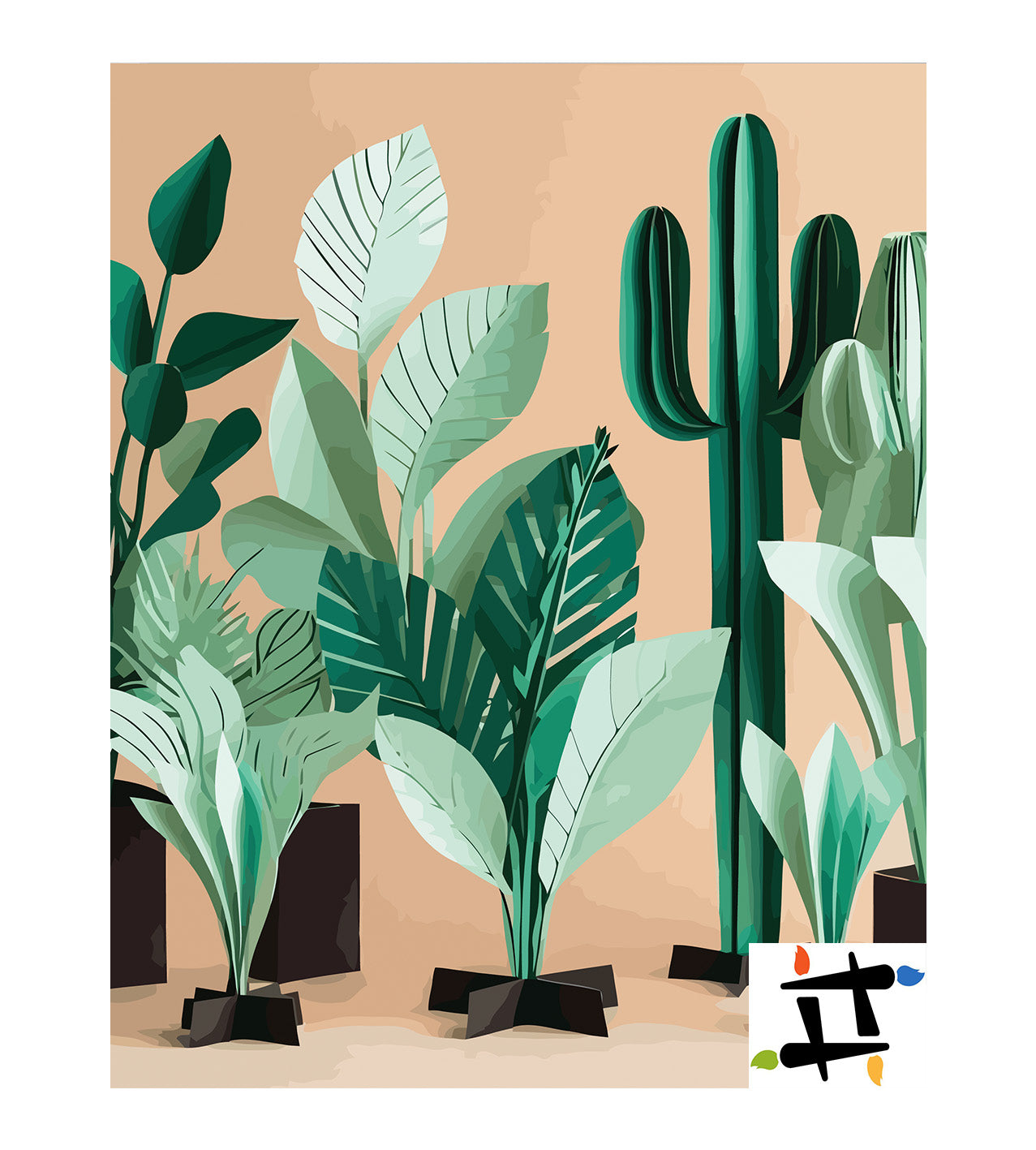 Pictura pe Numere – Suflet de desert 7013