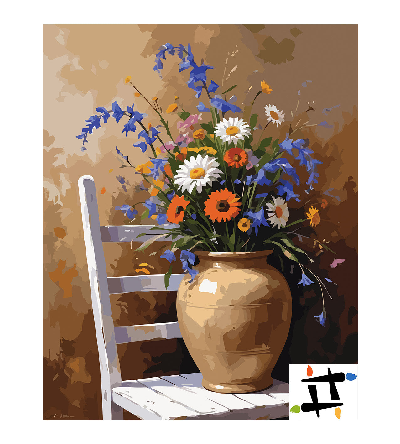 Pictura pe Numere – Simfonia florilor rustice 7026