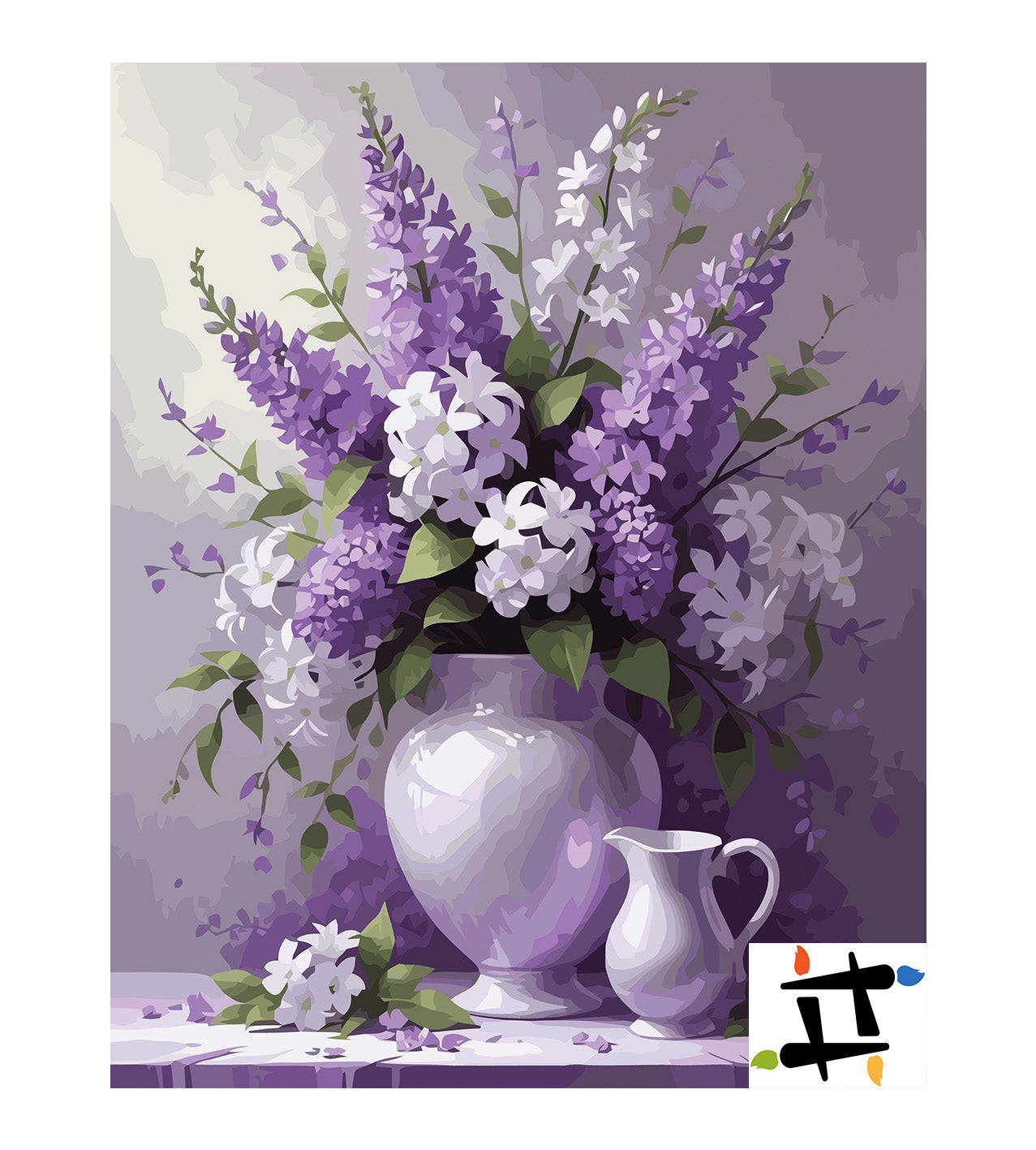 Pictura pe Numere – Armonie violeta 7037
