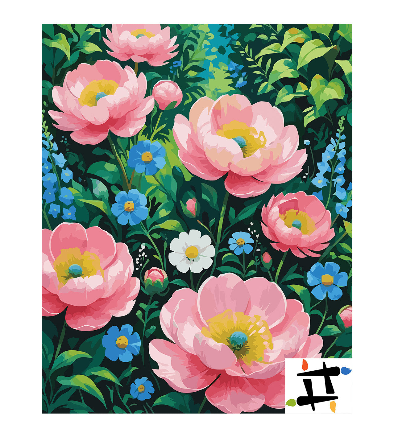 Pictura pe Numere – Gradina fermecata 6964