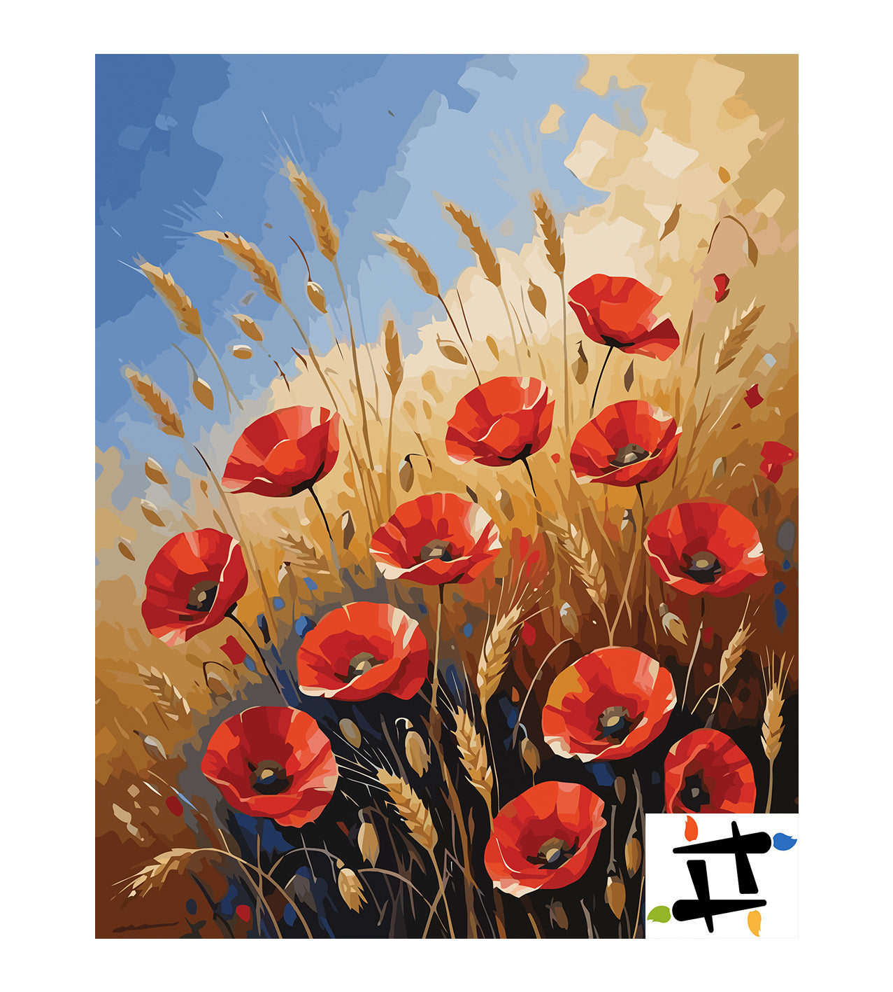 Pictura pe Numere – Focul graului 6928