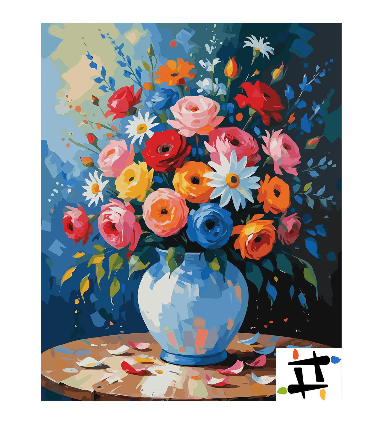 Pictura pe Numere – Simfonia culorilor 7004