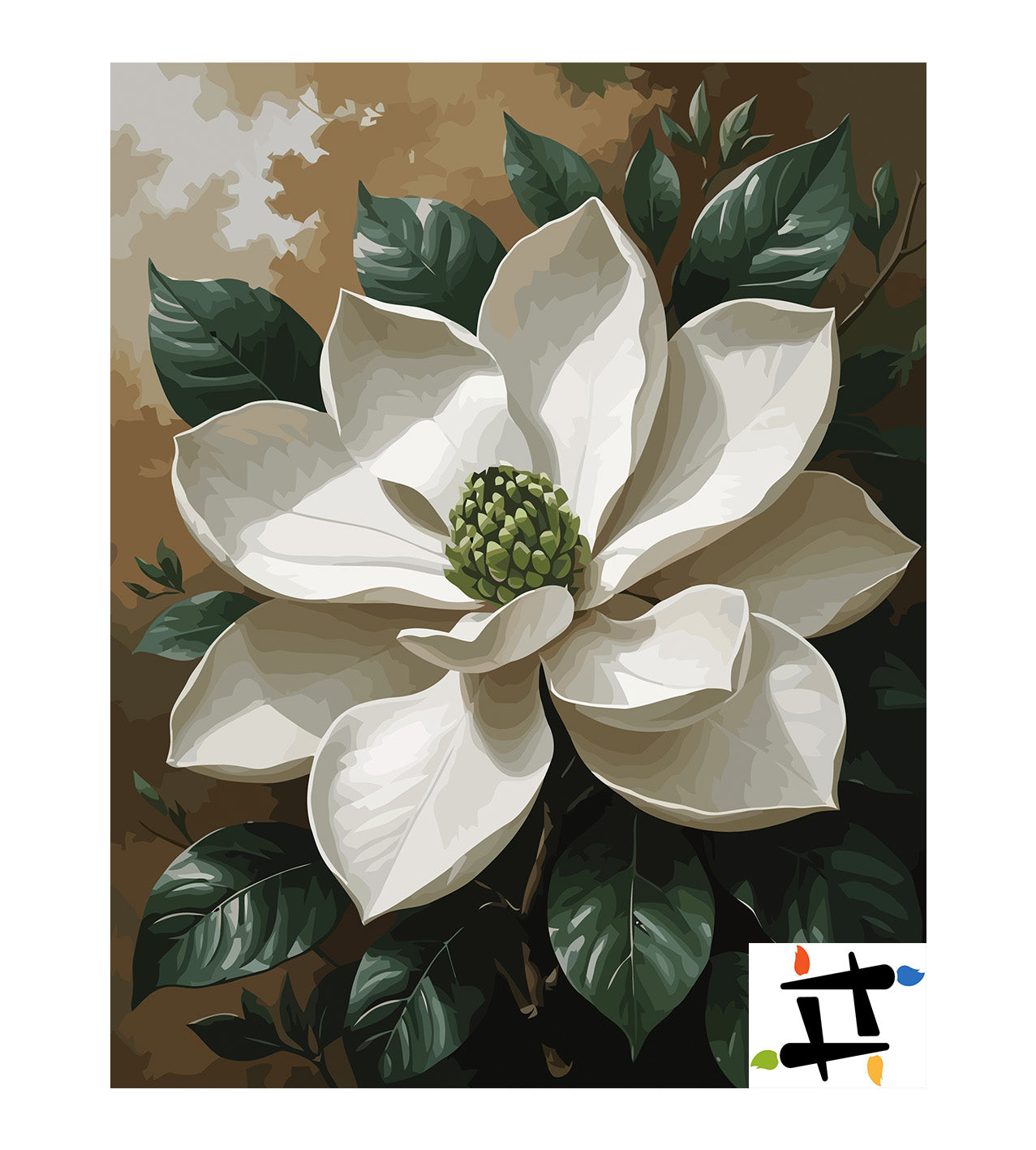 Pictura pe Numere – Splendoare de fildes 6976