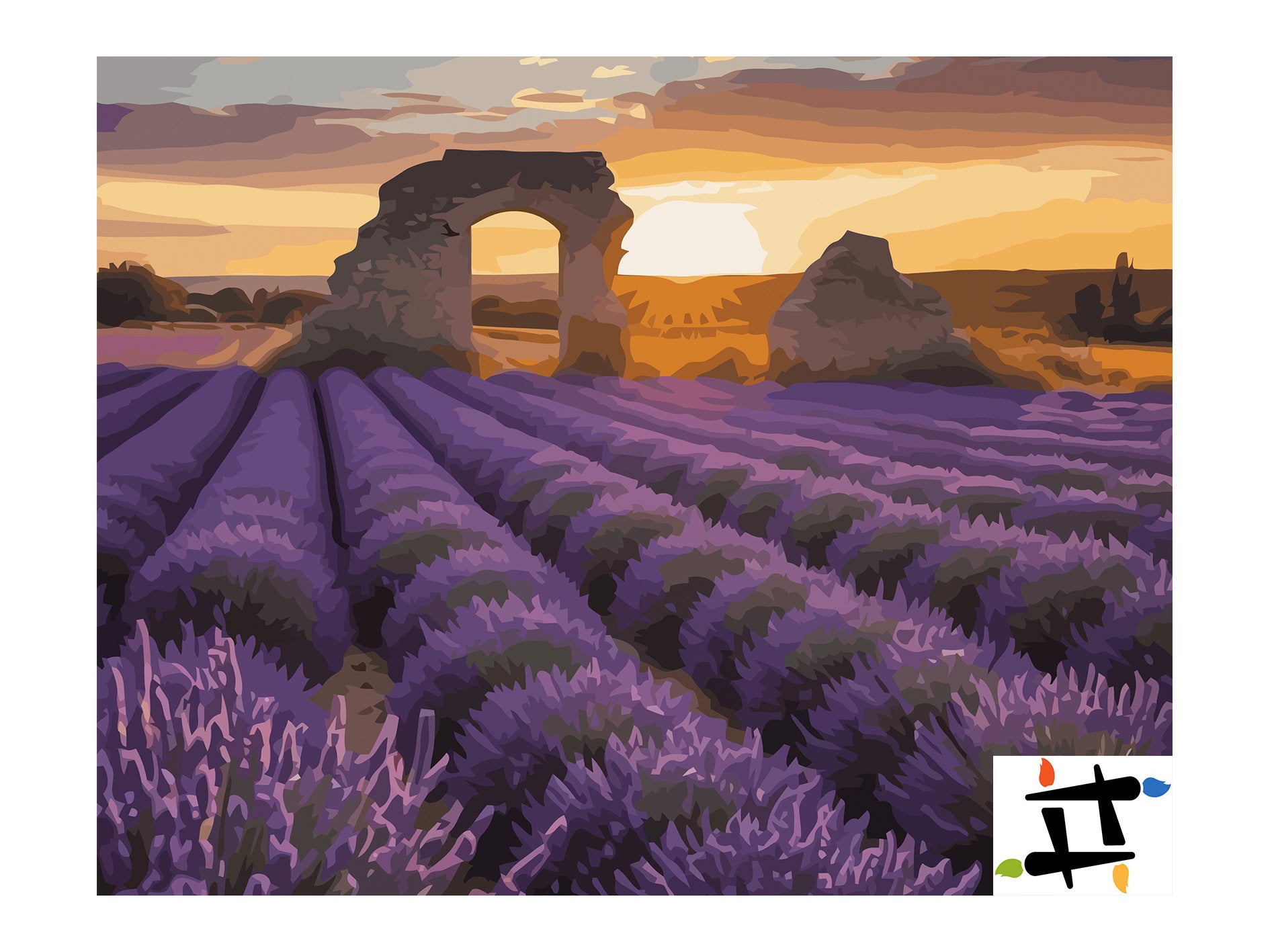Pictura pe Numere – Amintiri de purpura 7126