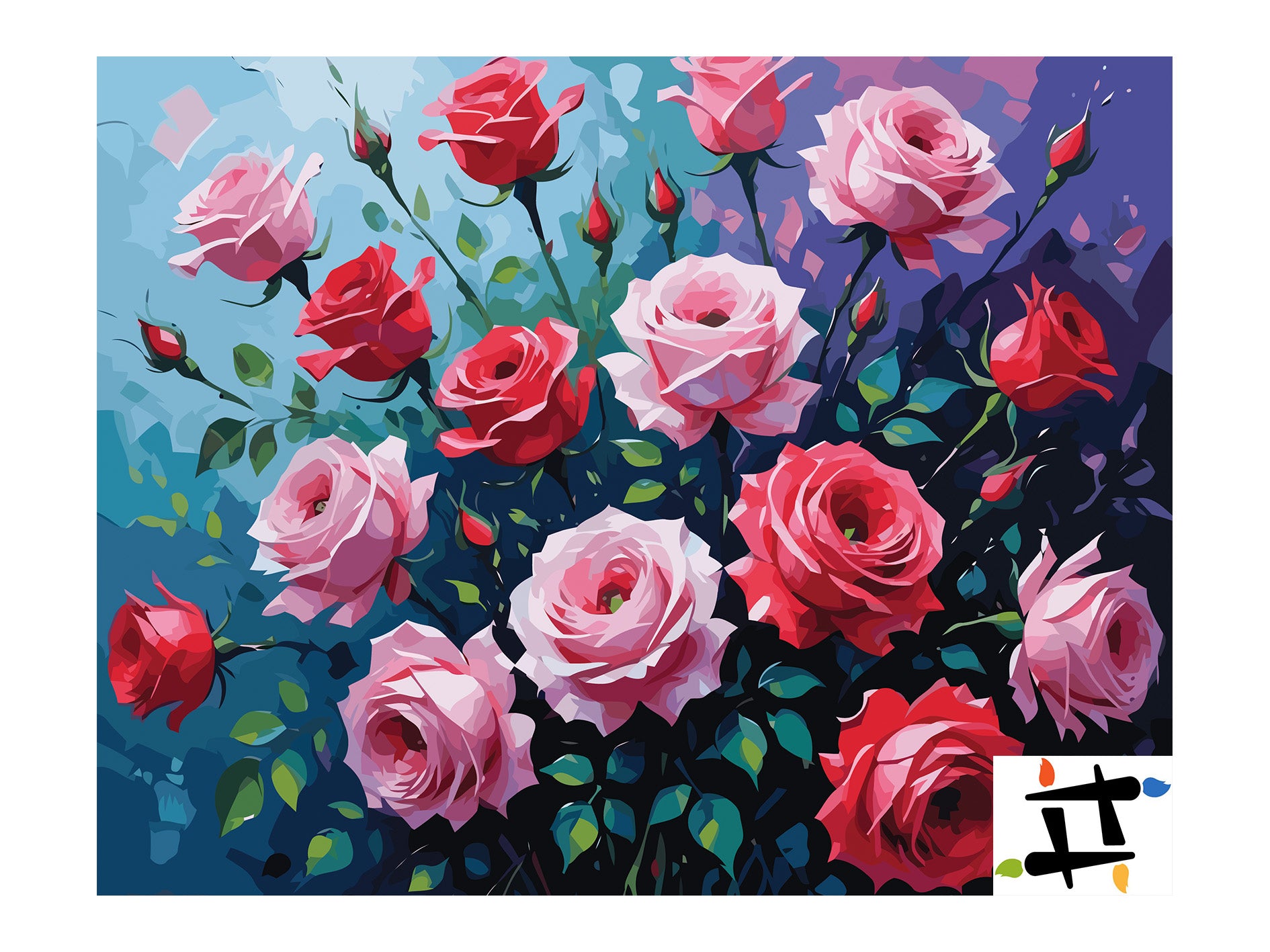Pictura pe Numere – Seductie in roz 6955