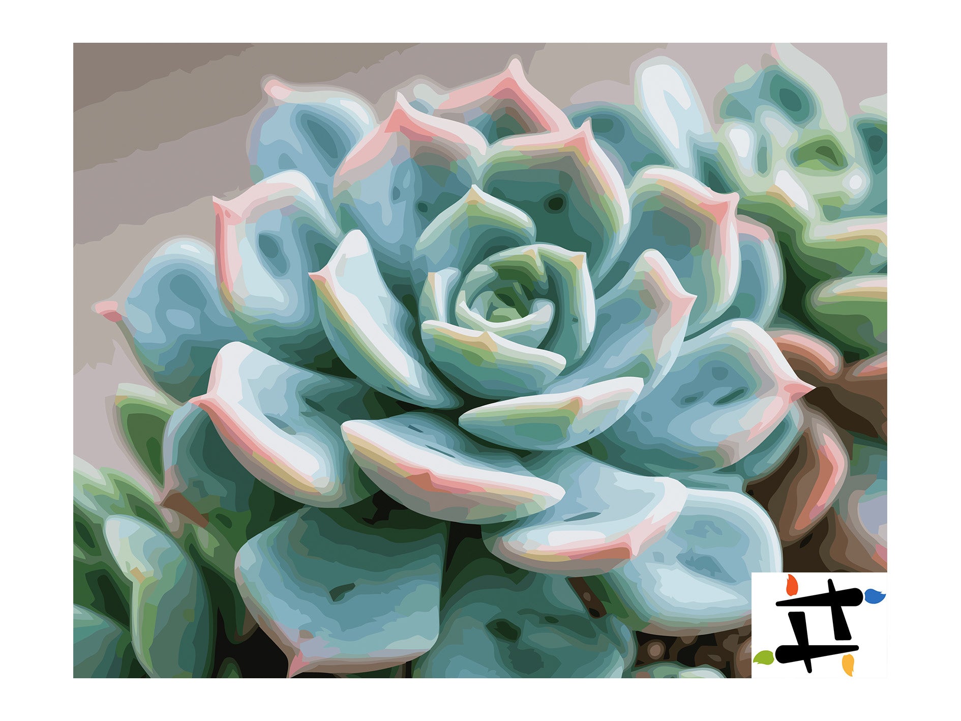 Pictura pe Numere – Stea de smarald 6965